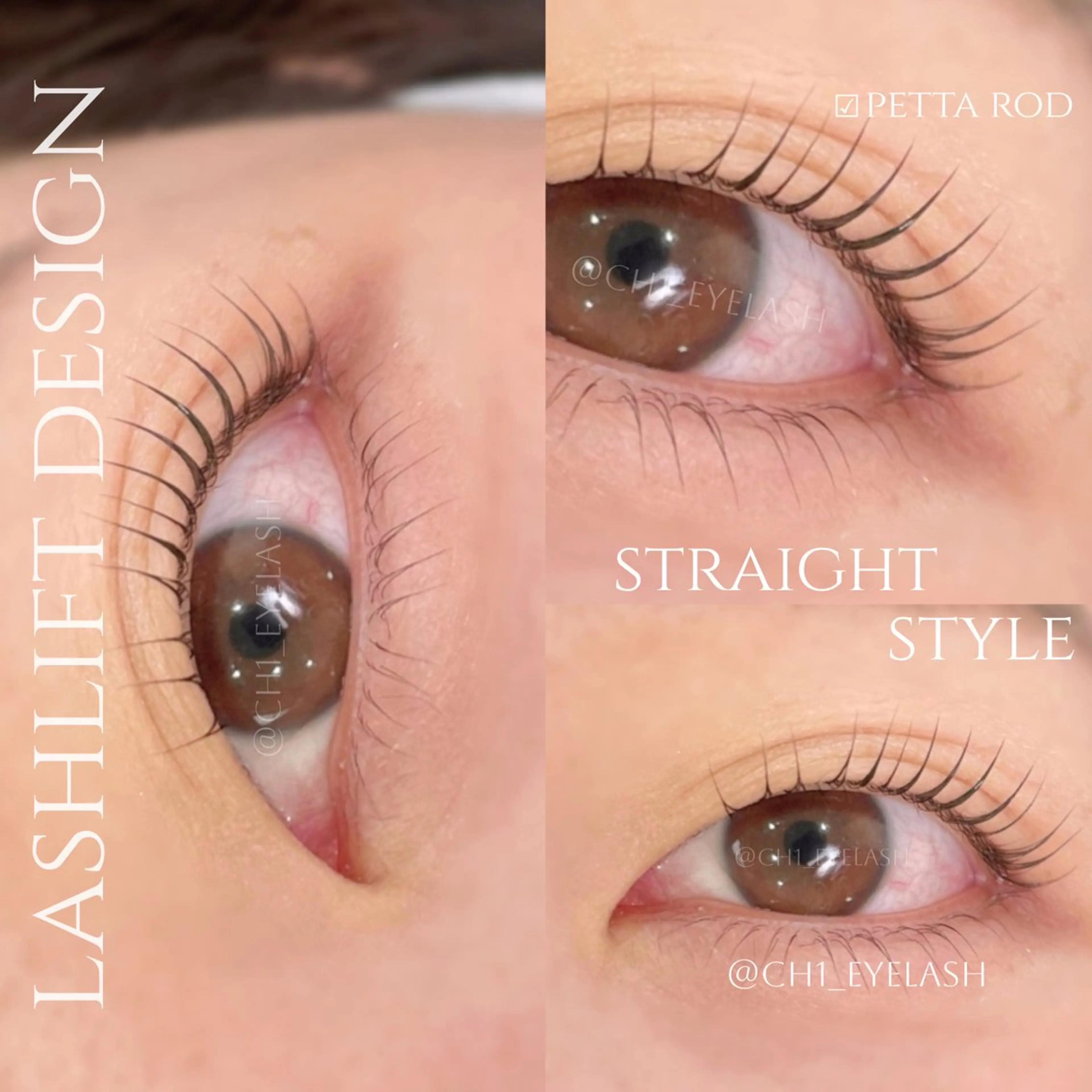 マツエク・マツパ まつげパーマ マツパ SEURA. Chikaのマツエク・マツパデザイン