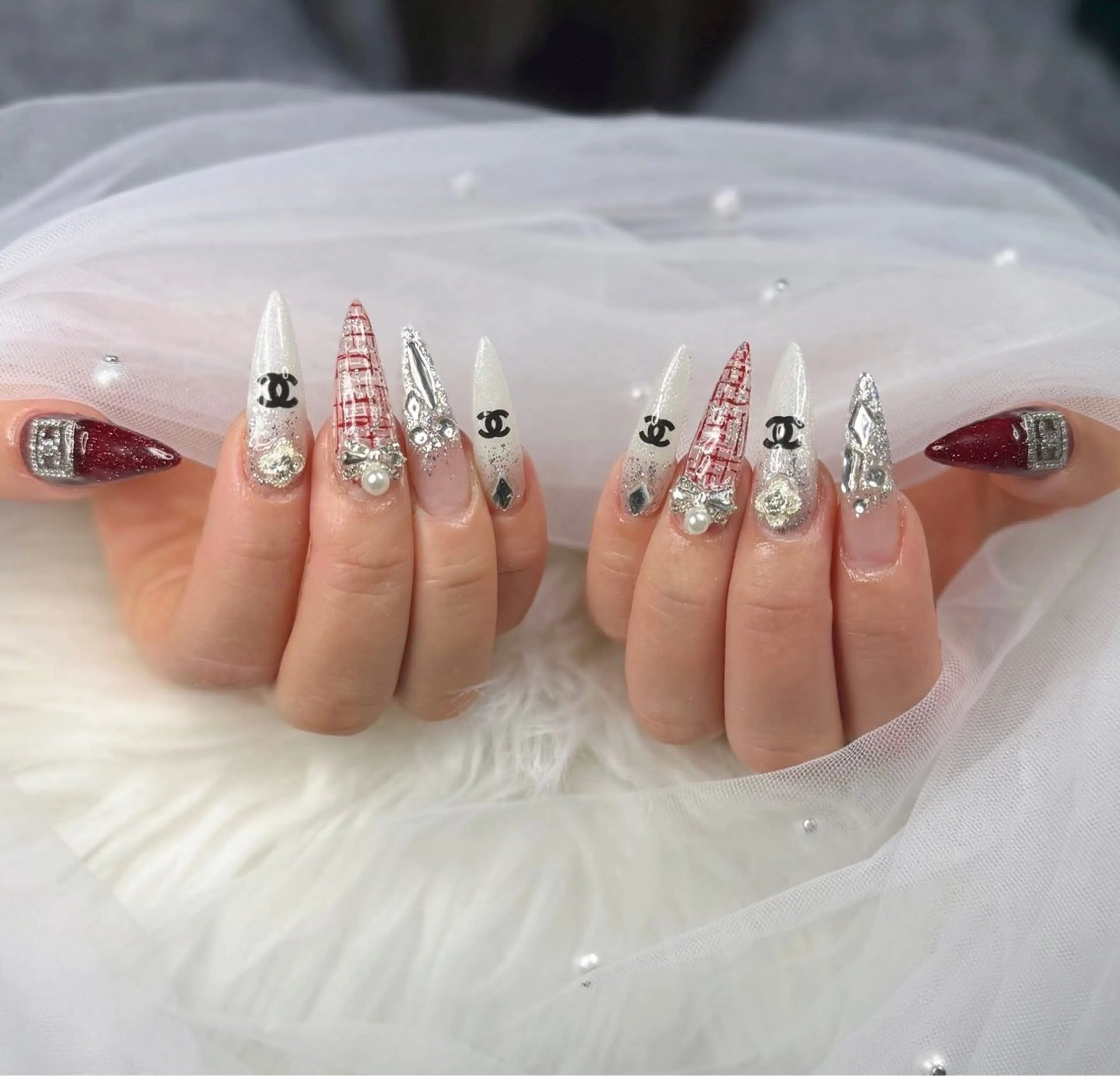 ネイル チークネイル フットネイル フレンチネイル グラデーション 韓国ネイル Yuki nail staffのネイルデザイン