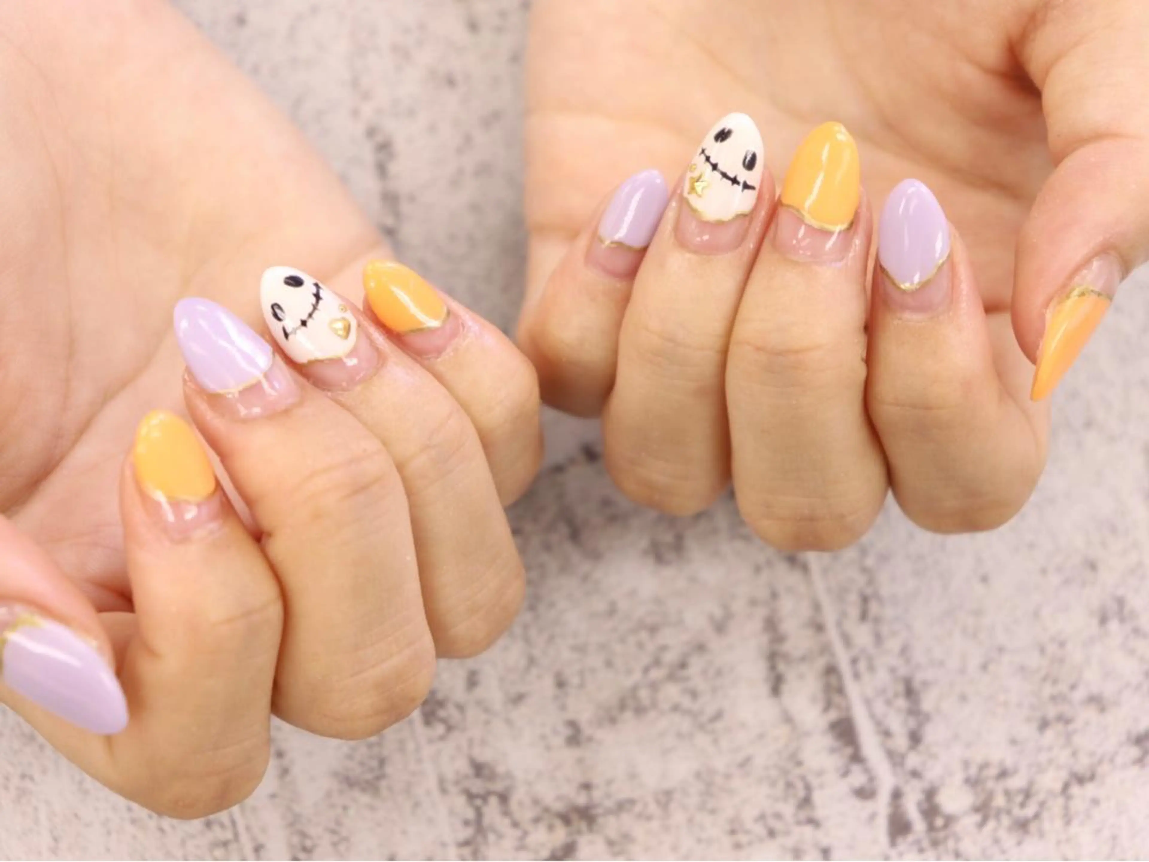 ネイル ハロウィン ニュアンスネイル Dolce.Nail 柏店のネイルデザイン