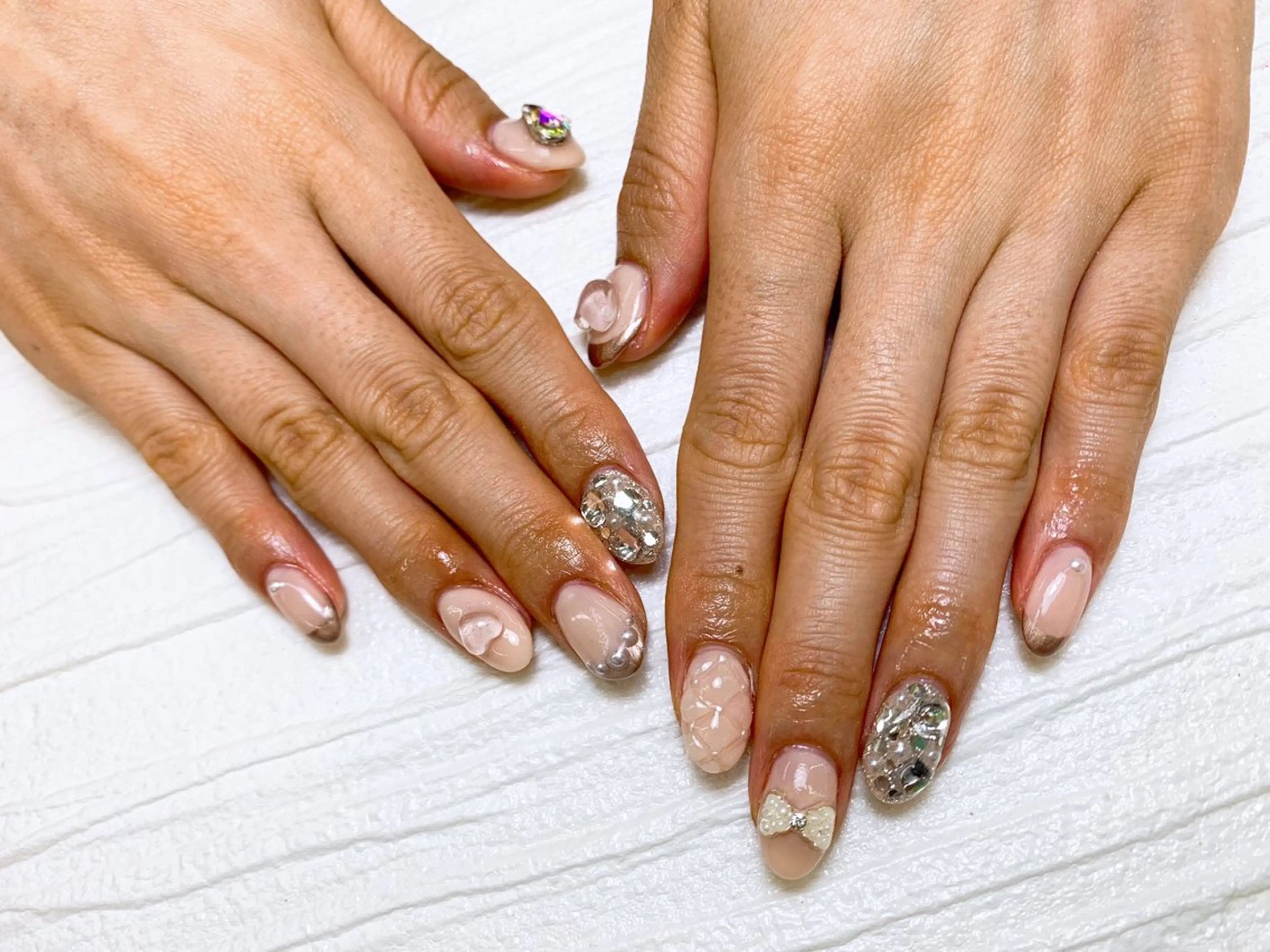 ネイル ハンドネイル ⭐︎休業中の練習⭐︎ JNA認定講師髙橋のネイルデザイン