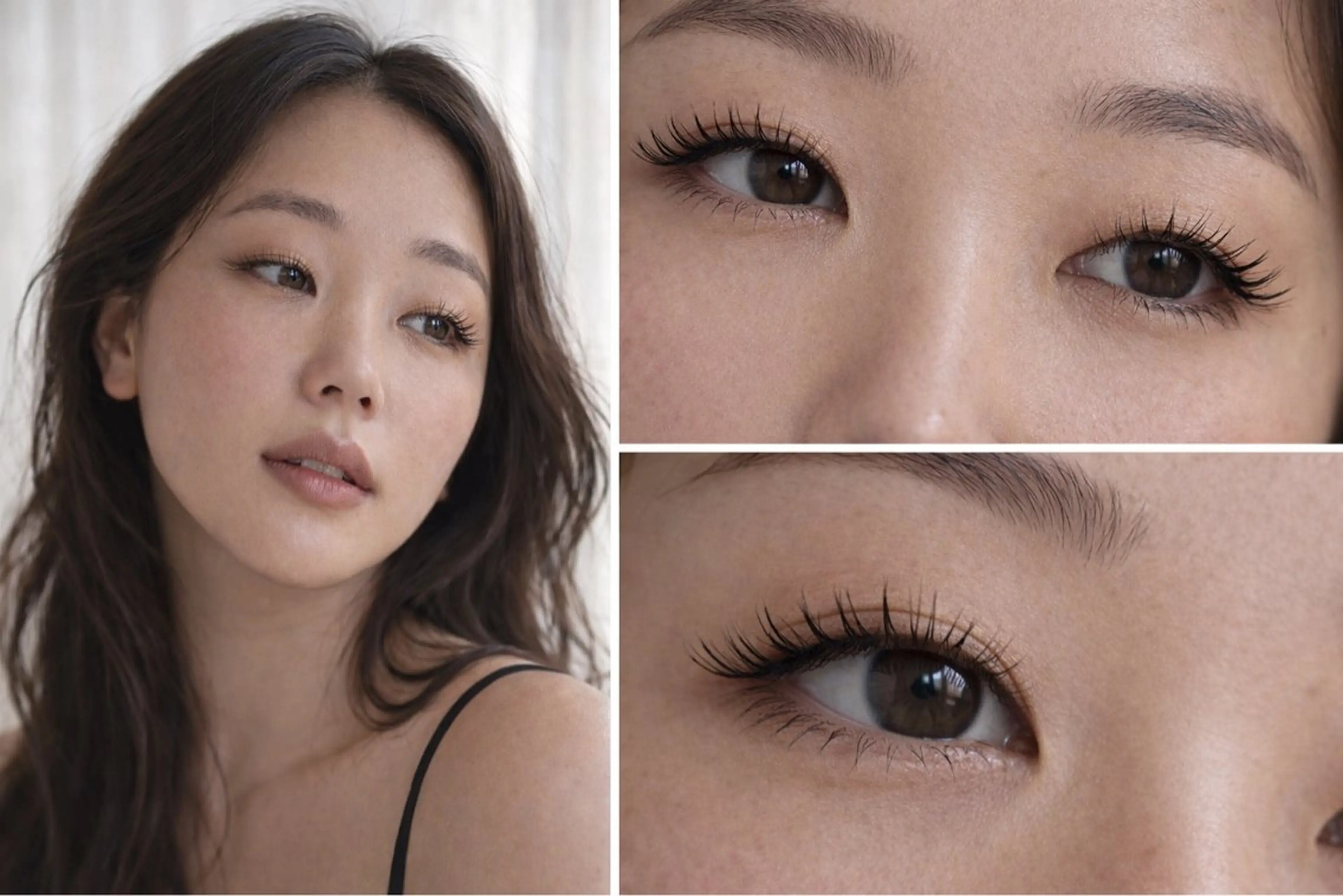 【逆まつげ解消】白目クリア!上下まつパで叶える「2倍のデカ目」効果★逆まつげで上に向いてる下まつげ、下に向くだけでデカ目の写真