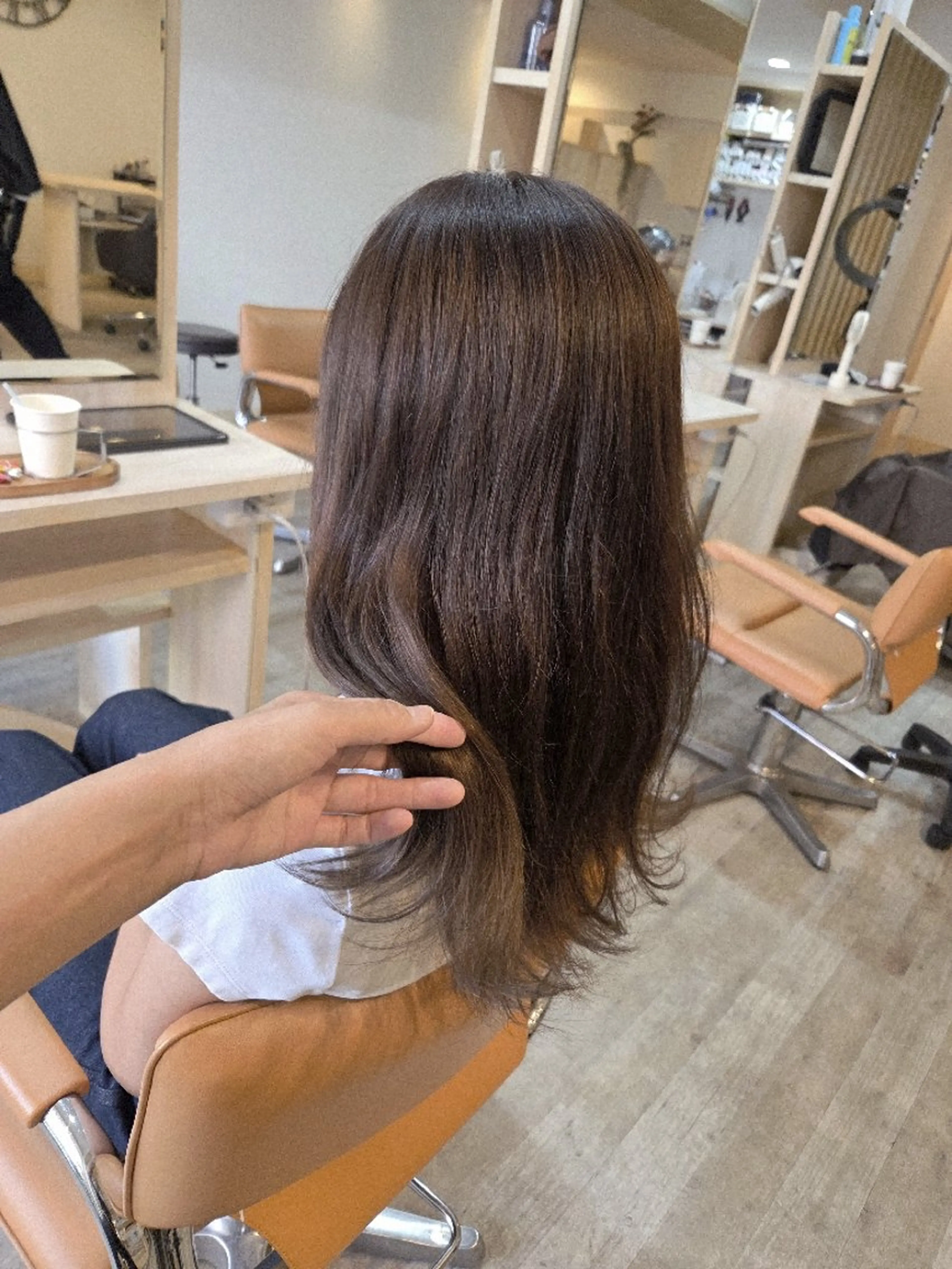 ロング 龍 悠紀のヘアスタイル