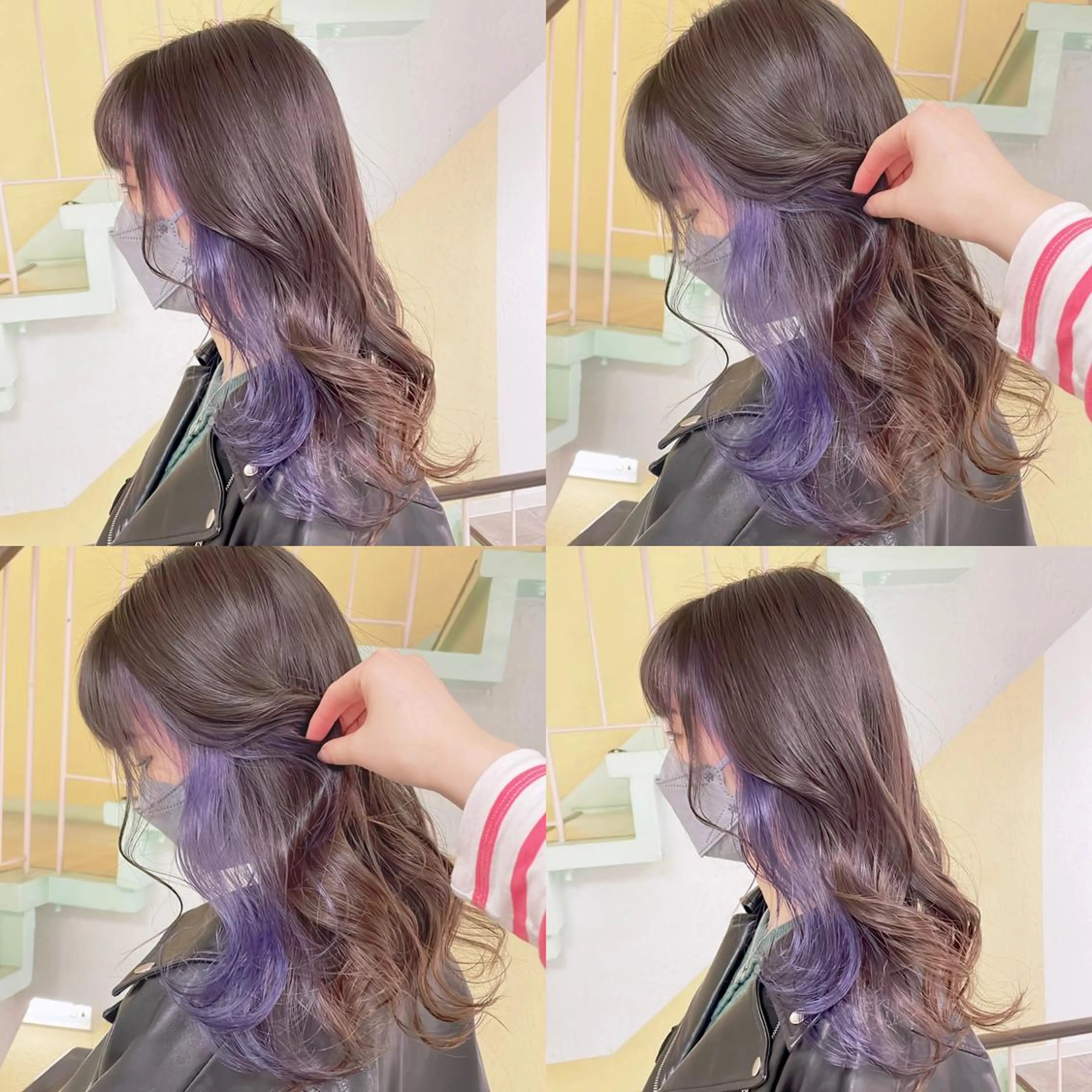 カラー ヘアカラー トリートメント 渋谷:インナーカラー ／🍒エリカ🍒のヘアスタイル