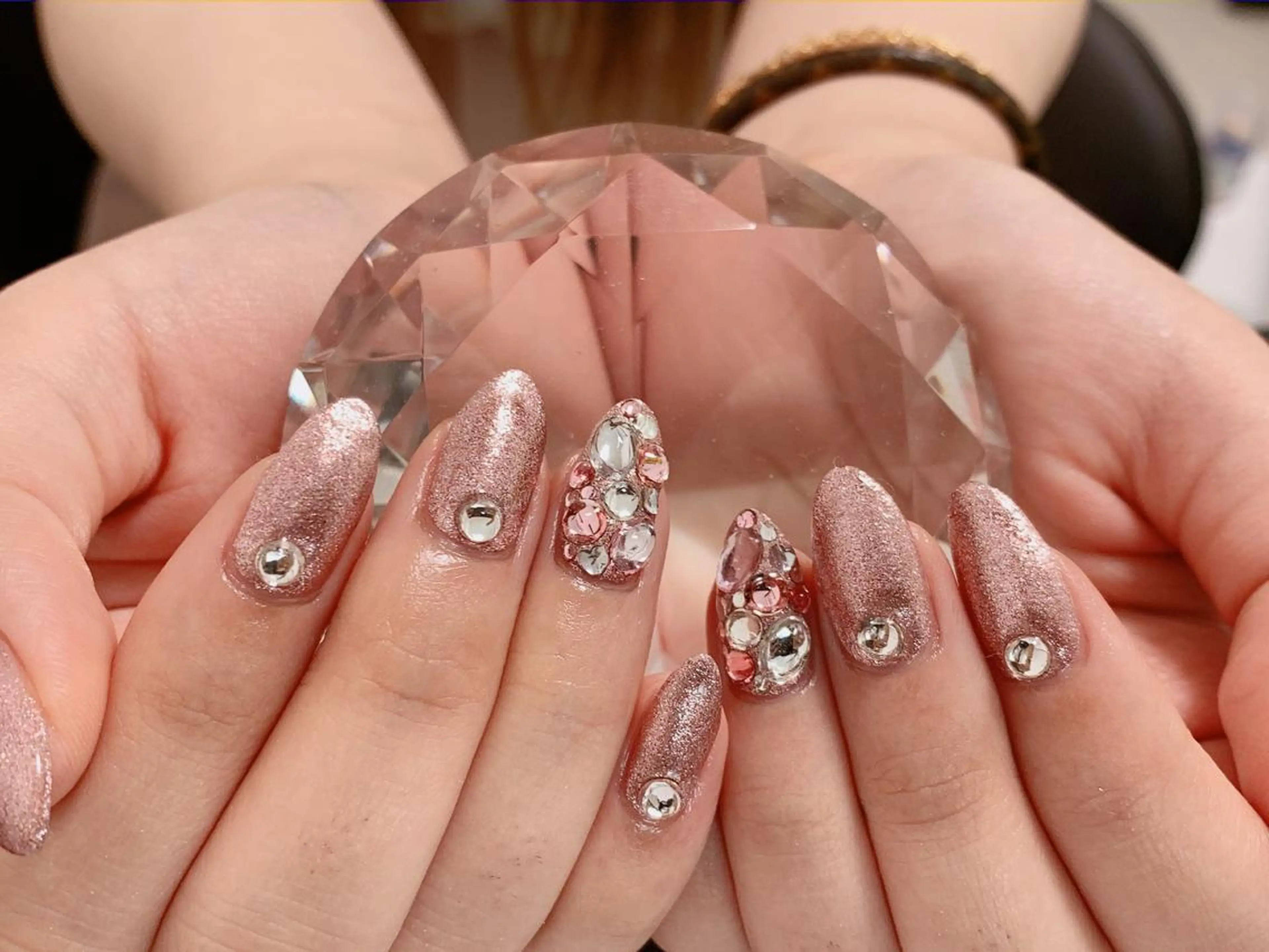 ネイル キラキラネイル 💎JADE💎 齊藤沙也香のエステ・リラクイメージ