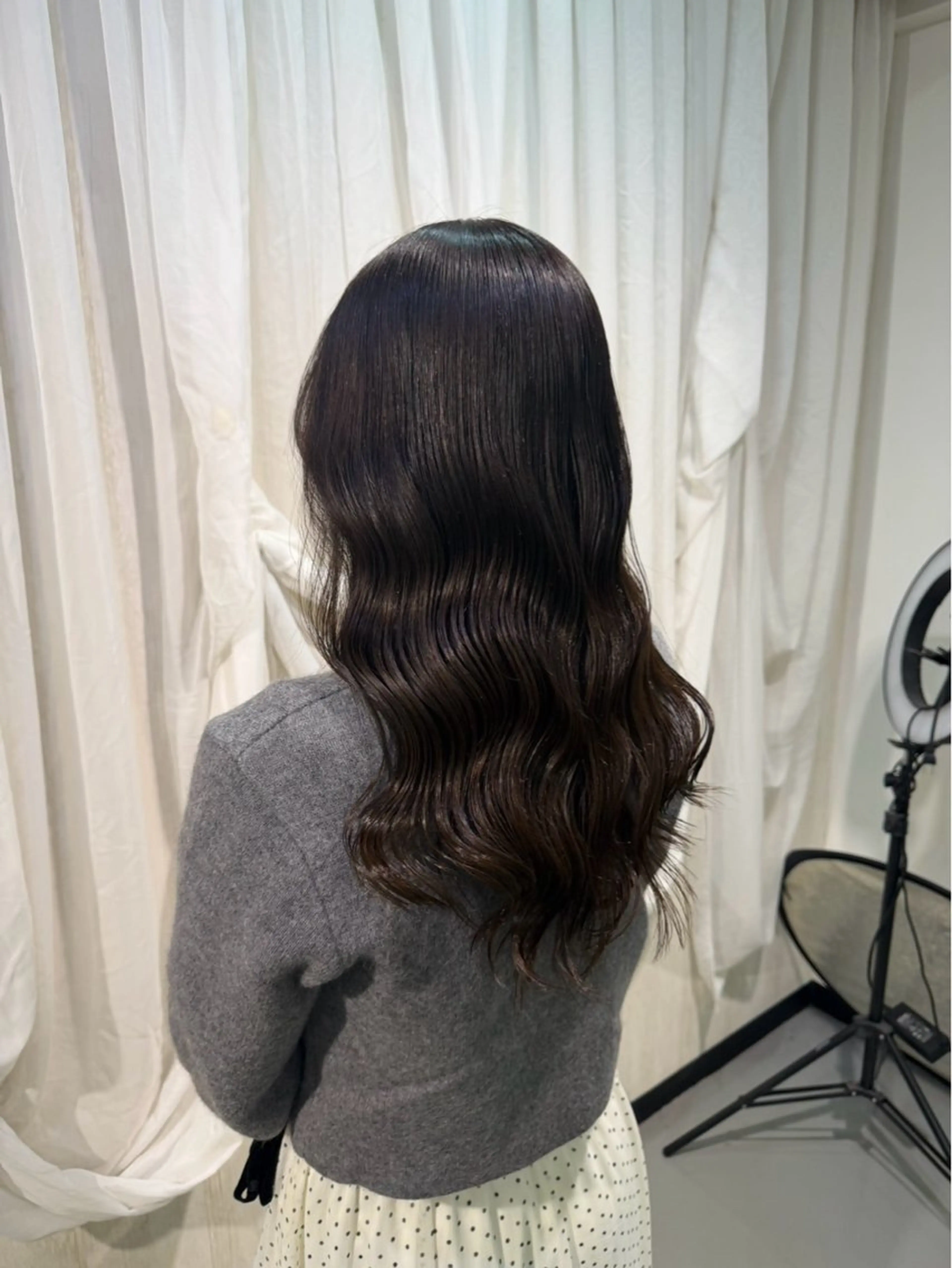 ロング カラー 小礒 幸輝のヘアスタイル