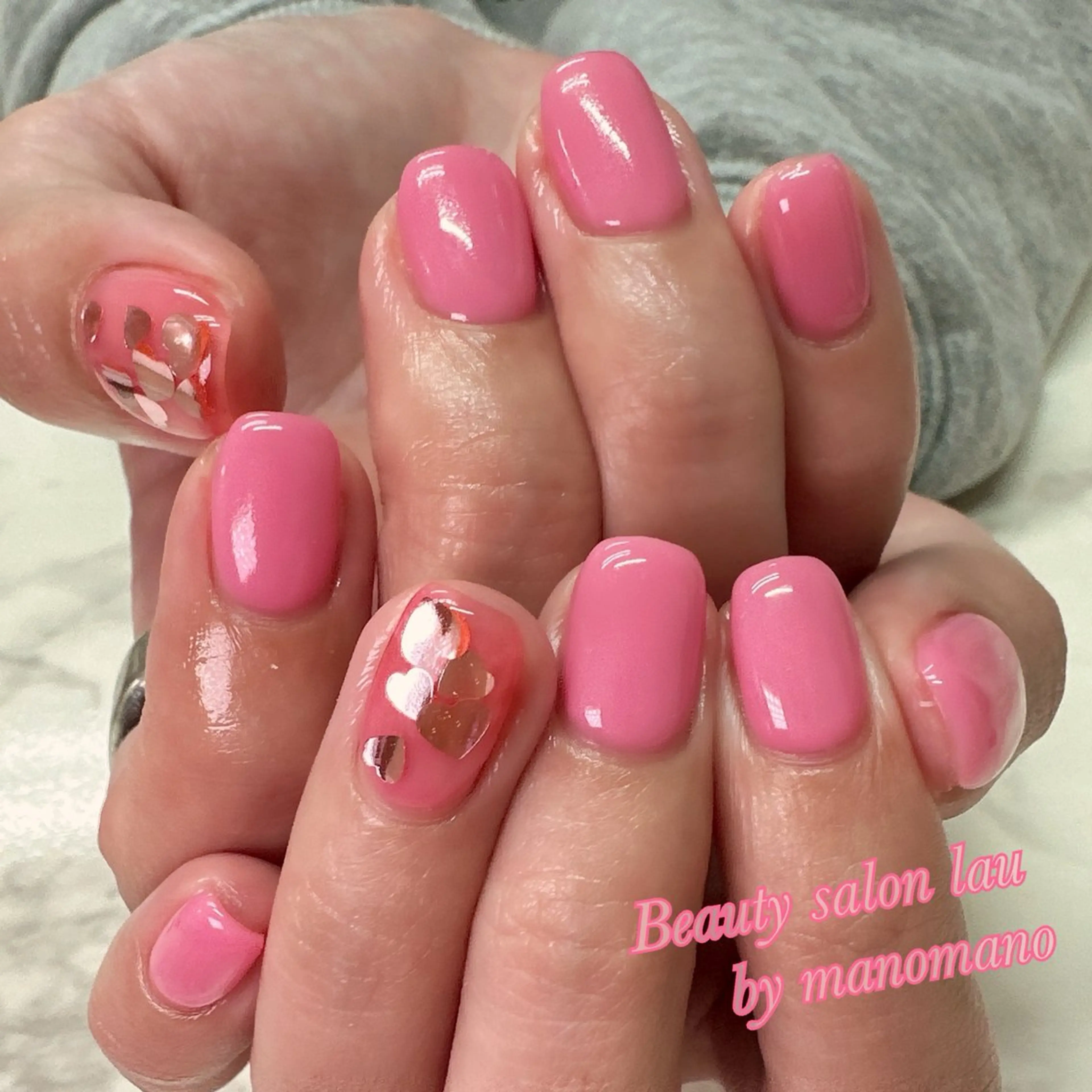 ネイル ハンドネイル ラウバイマノマノ なかざとのネイルデザイン