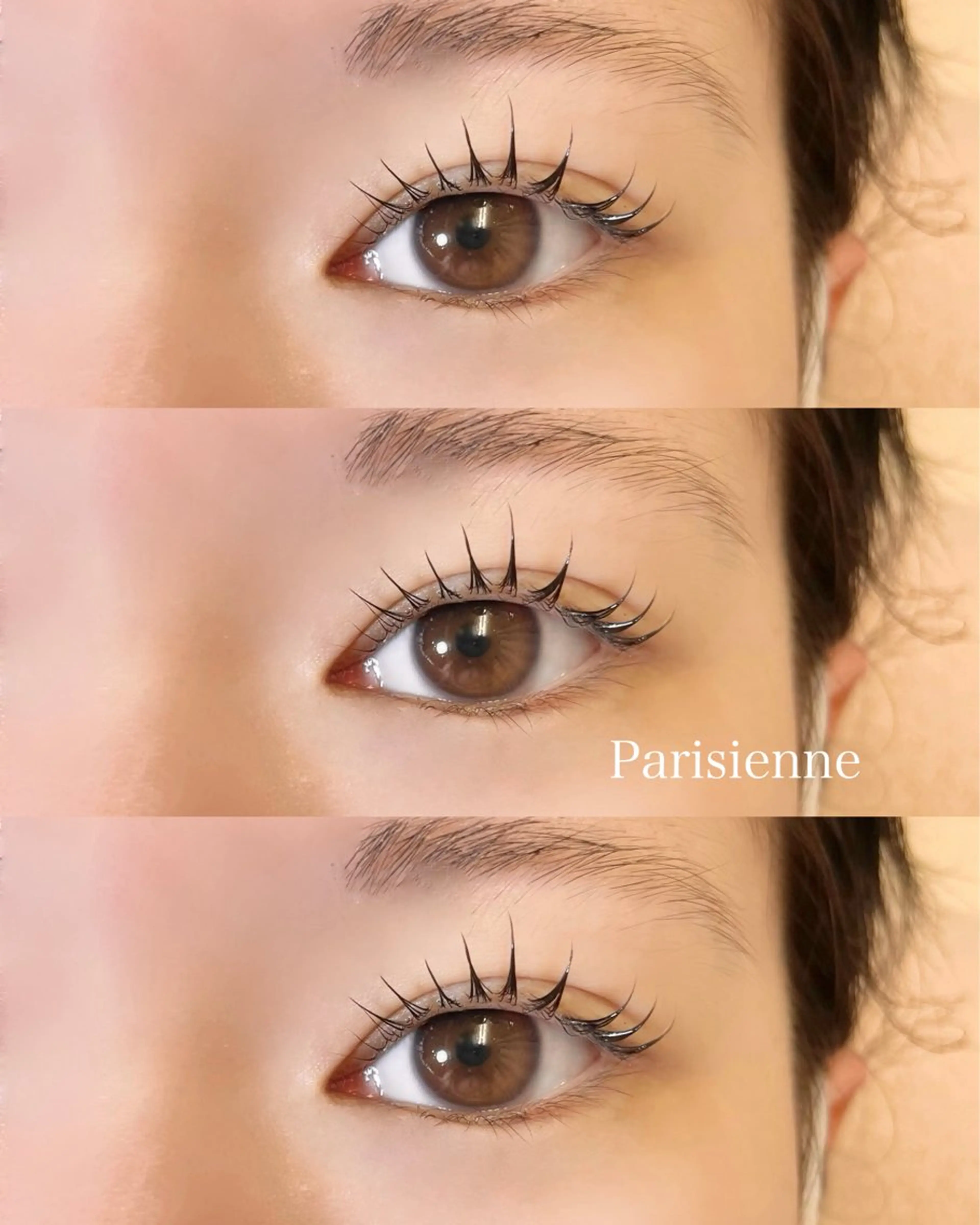 マツエク・マツパ パリジェンヌラッシュリフト 手塚晏菜 テヅカアンナのマツエク・マツパデザイン