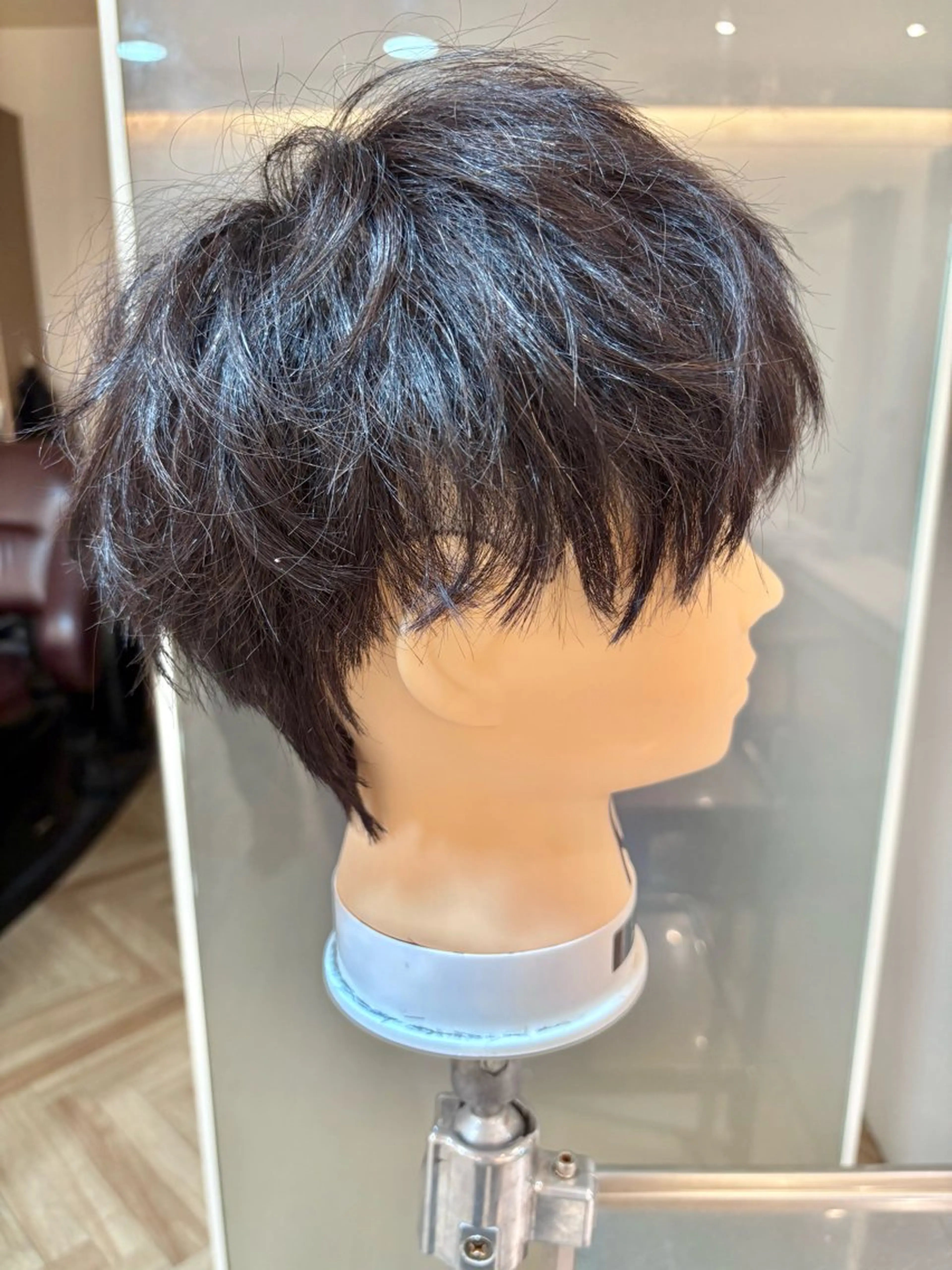 メンズ マッシュ カット 直毛救済パーマ/神奈 川/生田/木村のヘアスタイル