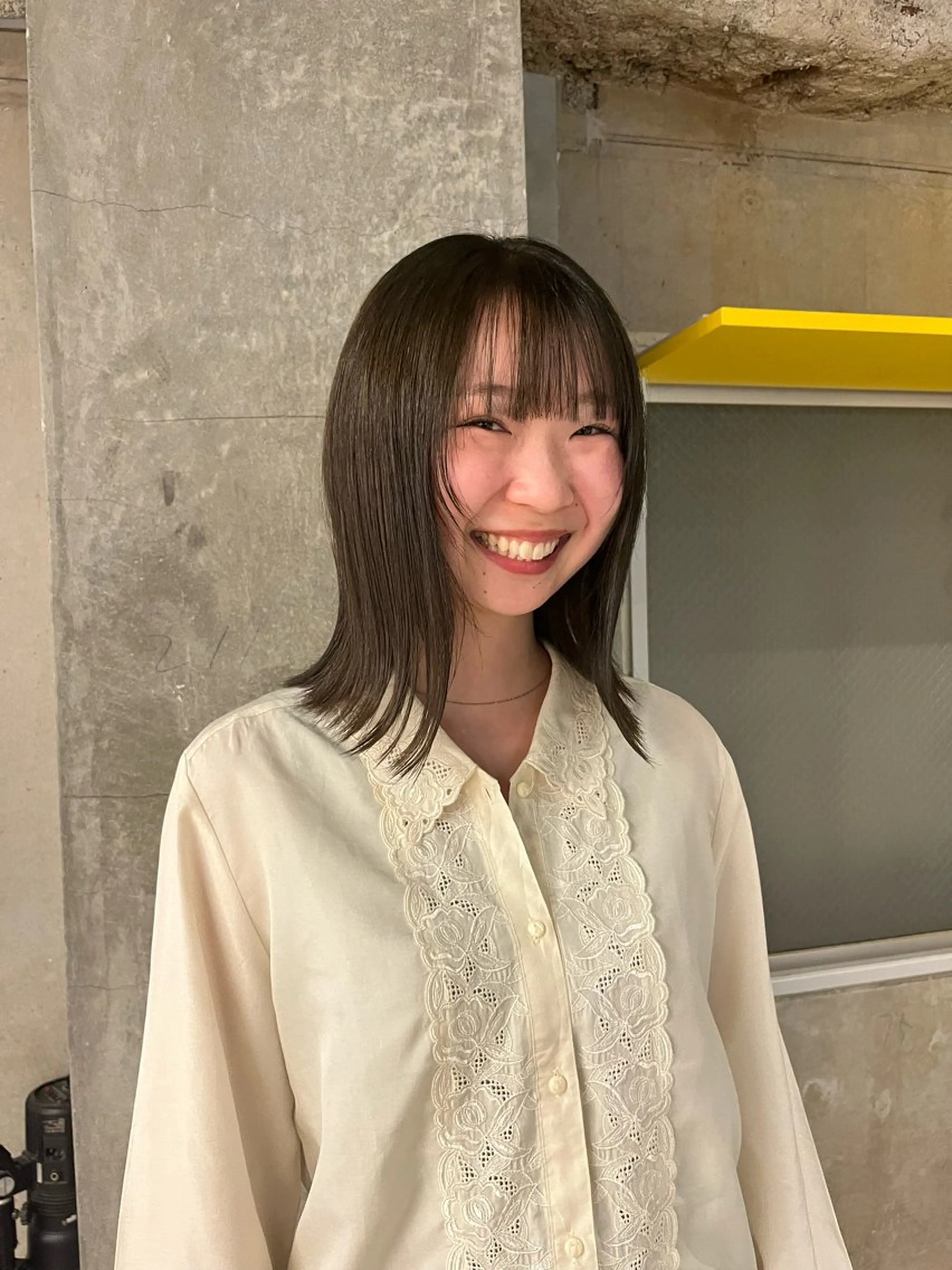ミディアム ヘアカラー kaede ‪☺︎ 学芸大学のヘアスタイル