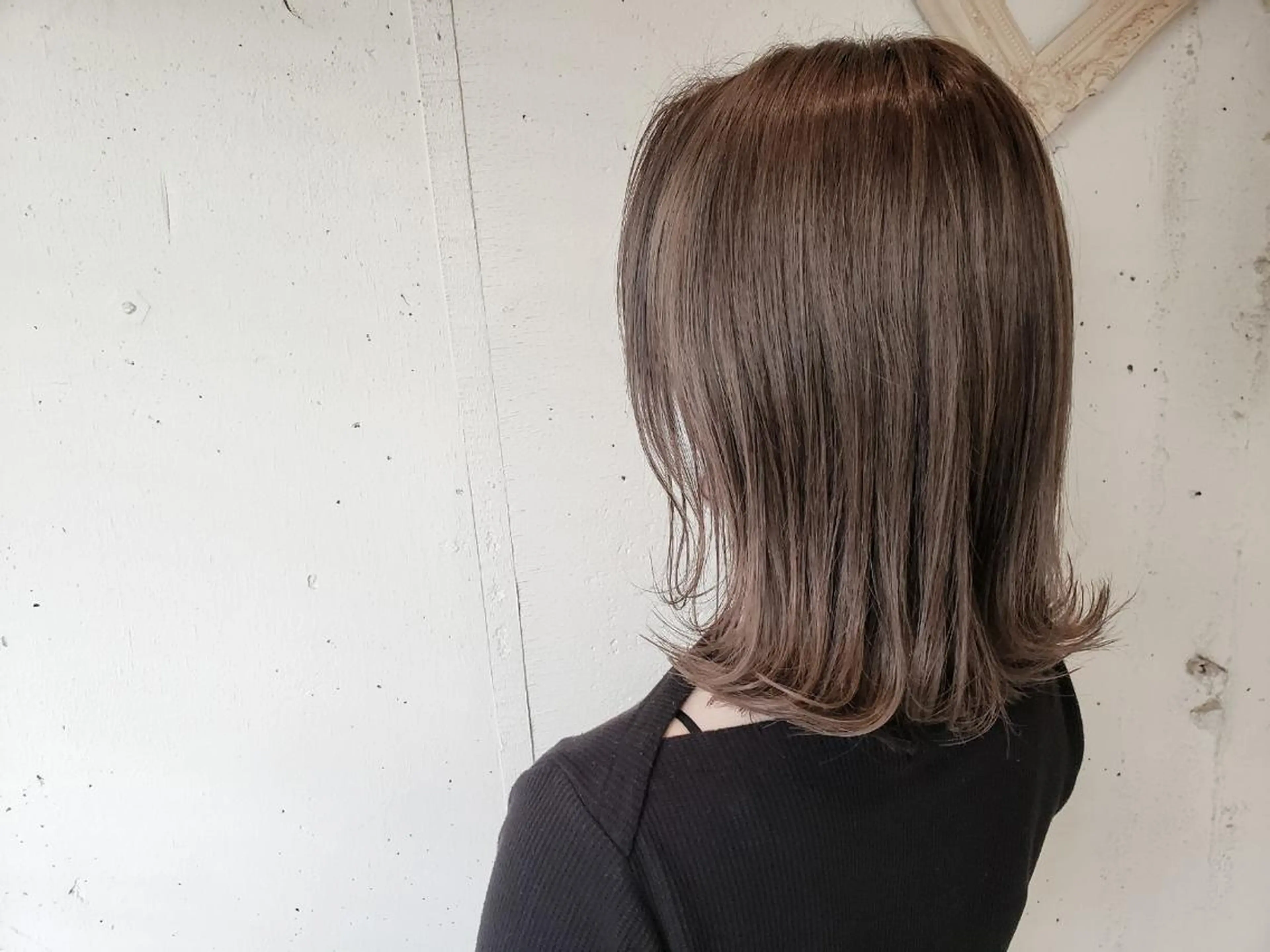 ミディアム カラー ヘアカラー いまじゅく あおいのヘアスタイル