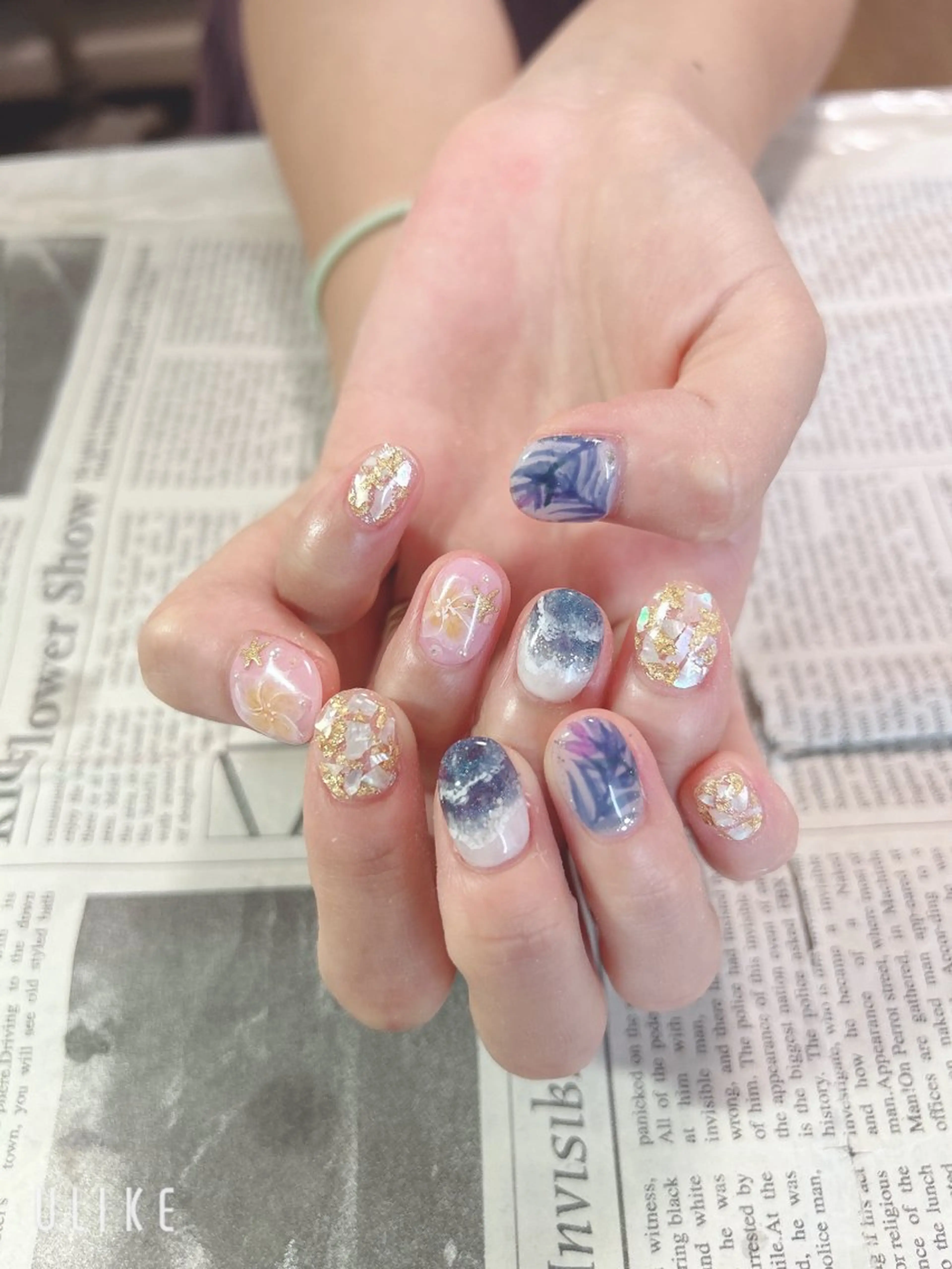 ネイル ハンドネイル ハンドケア 森山 舞のネイルデザイン