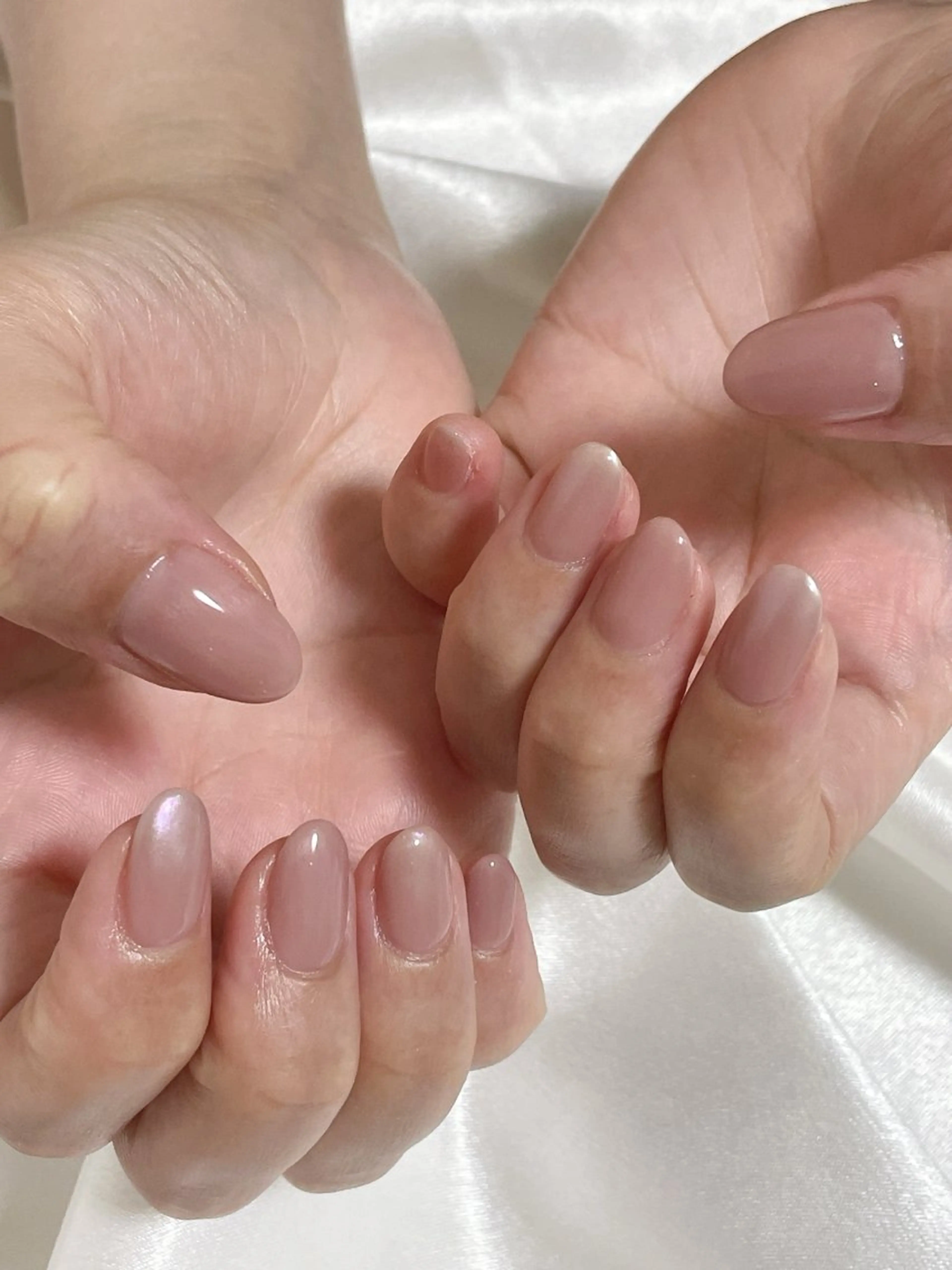 ネイル オーロラネイル 桜ネイル フラワーネイル フットネイル フレンチネイル ハンドネイル mogunail &blowのネイルデザイン