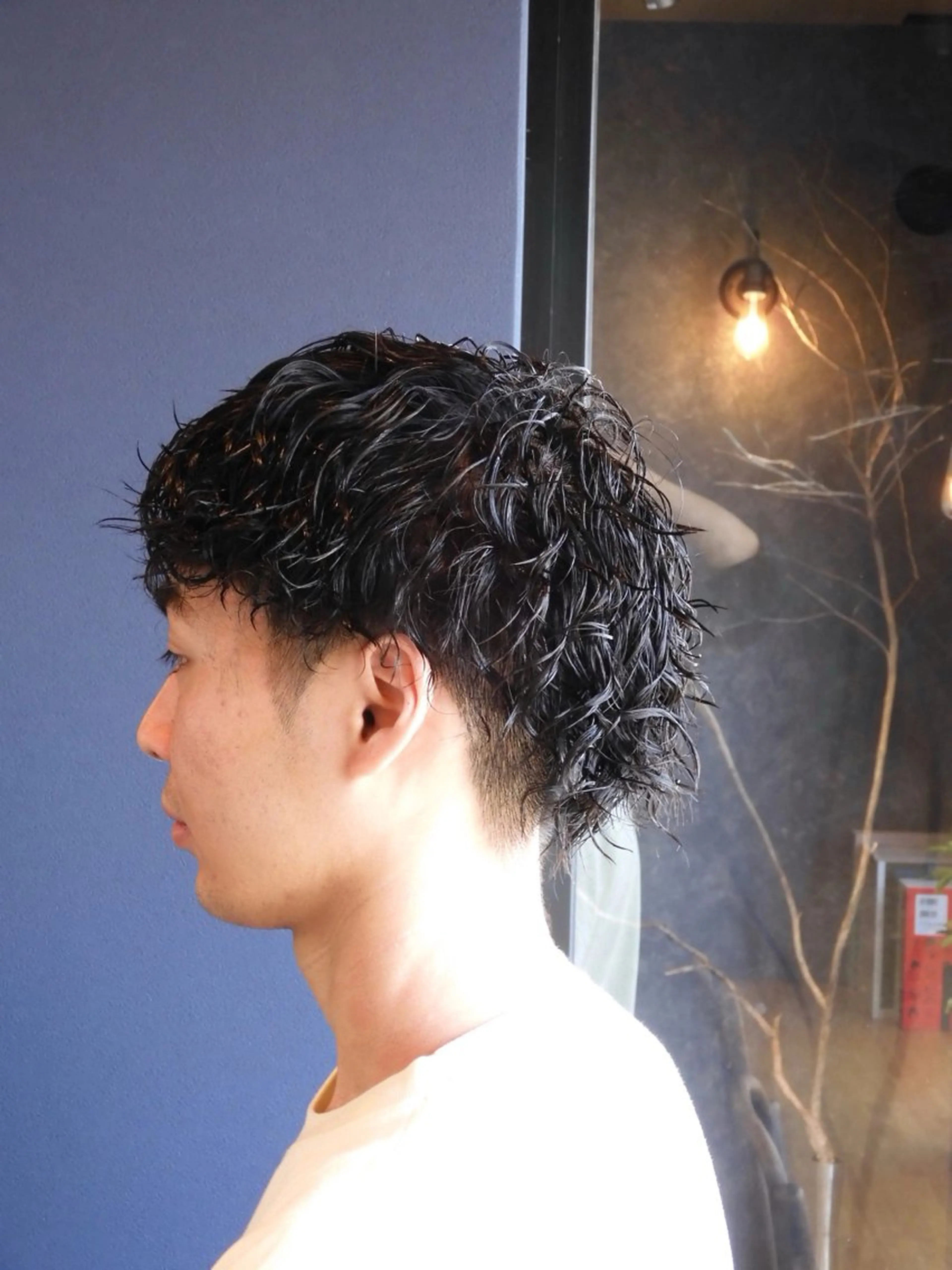 パーマ メンズ add-hair日下 翔太のヘアスタイル