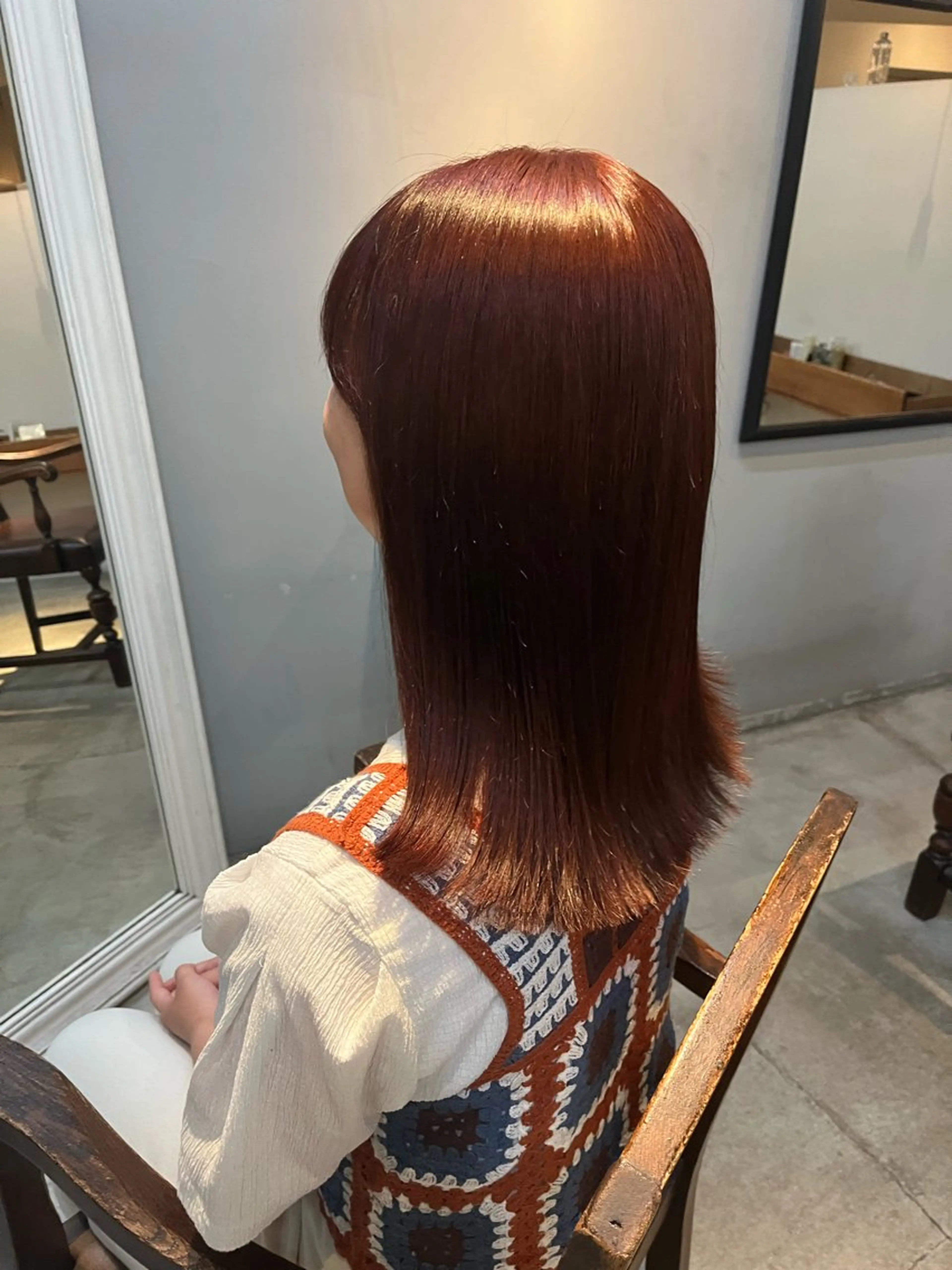 ミディアム カラー room3小出 奈央子のヘアスタイル