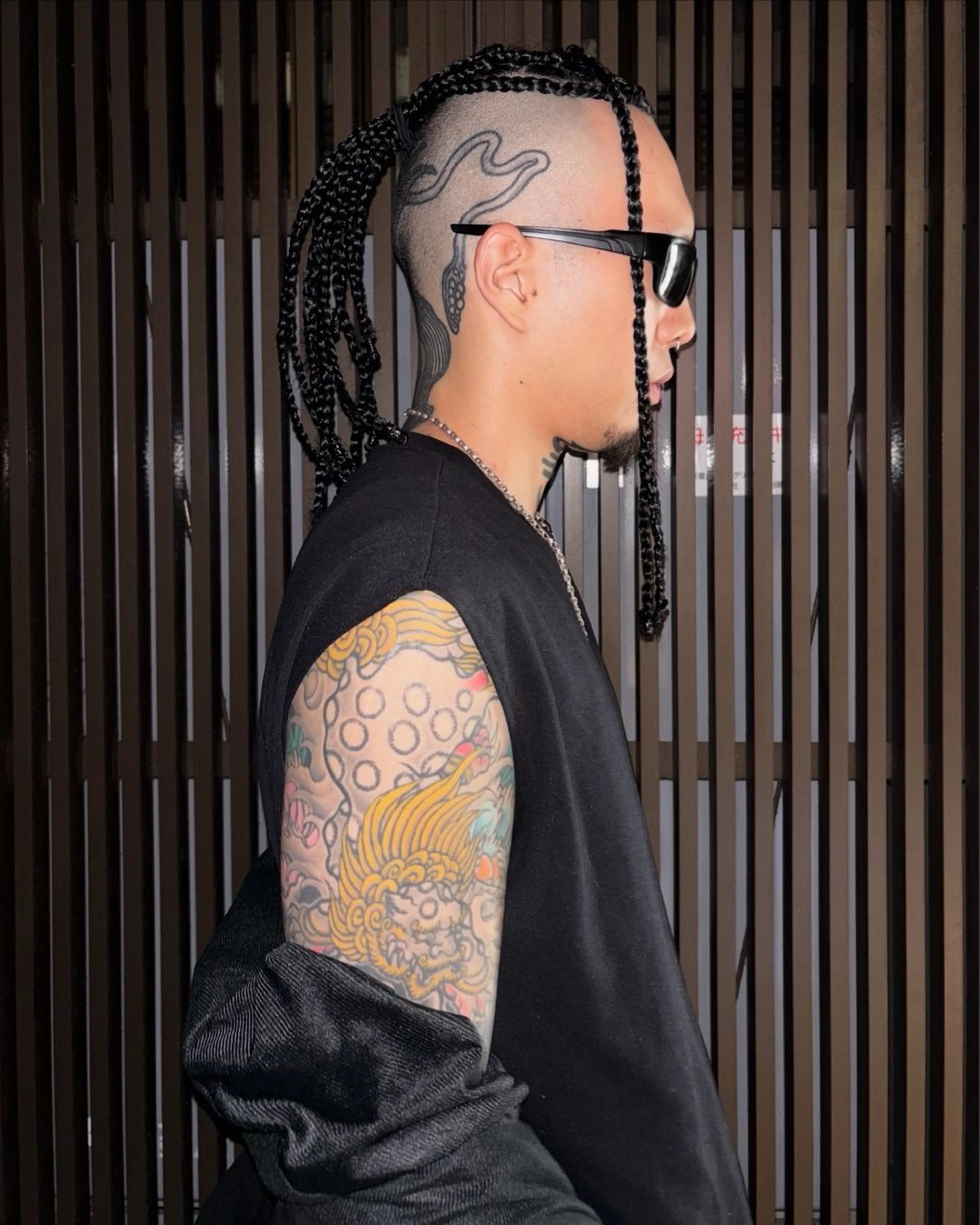 ロング ヘアアレンジ メンズ ヘアセット メンズ/特殊ヘア パーマ🕷️小夏貴也のヘアスタイル