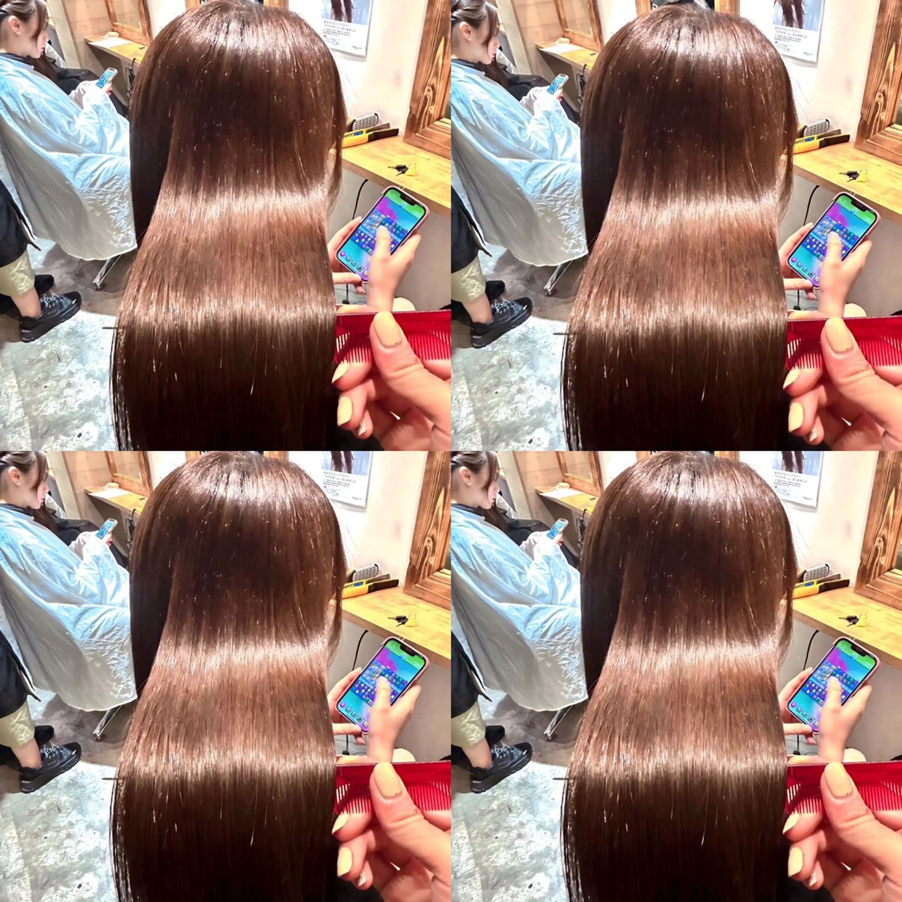 ロング カラー ヘアカラー トリートメント 店長✨髪質改善✖️ 透明感カラー／純大のヘアスタイル