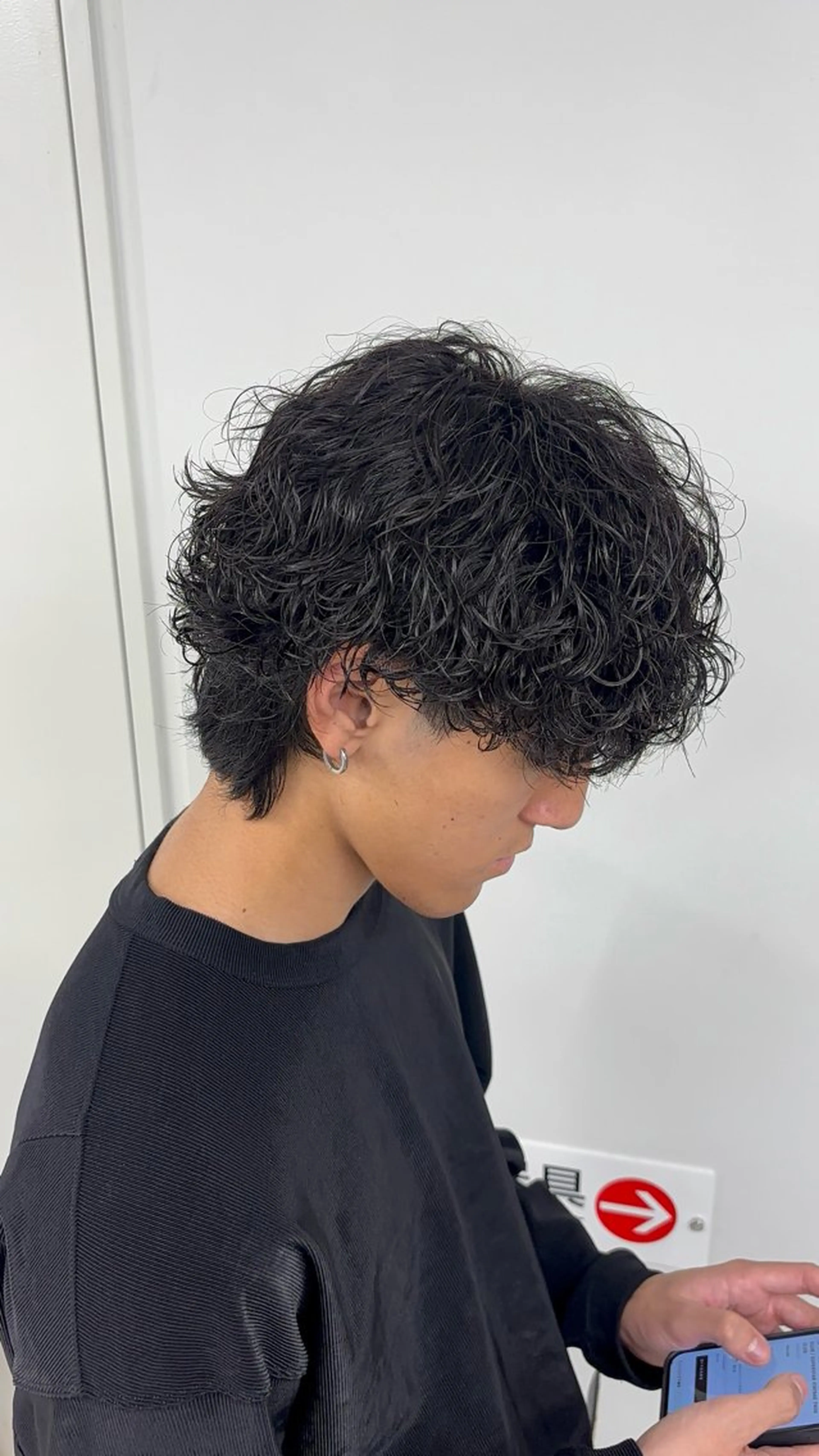 ショート パーマ メンズ カット パーマ 名古屋メンズパーマ /松井生のヘアスタイル
