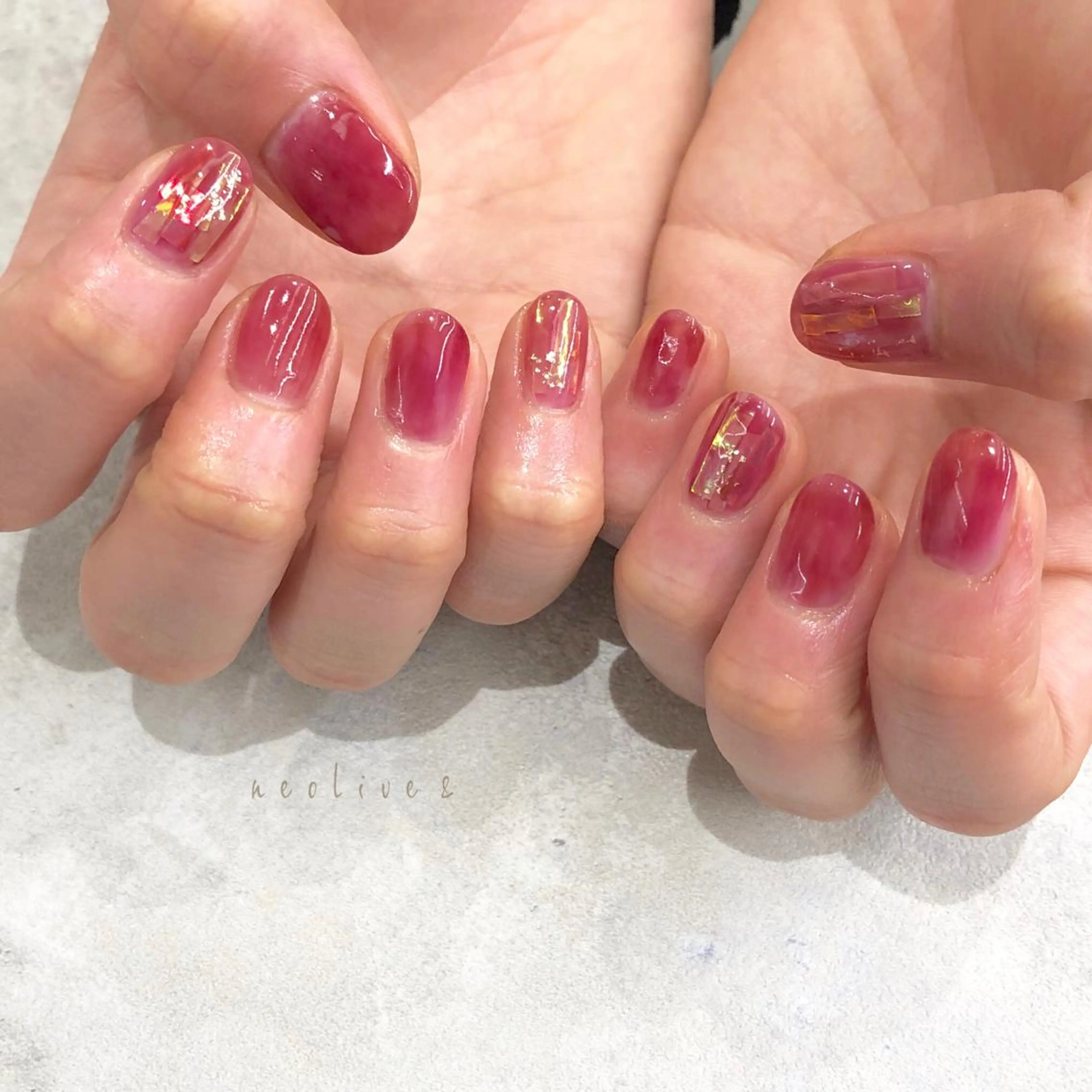 ネイル ハンドネイル Yuriko Omi パラジェル/渋谷のネイルデザイン