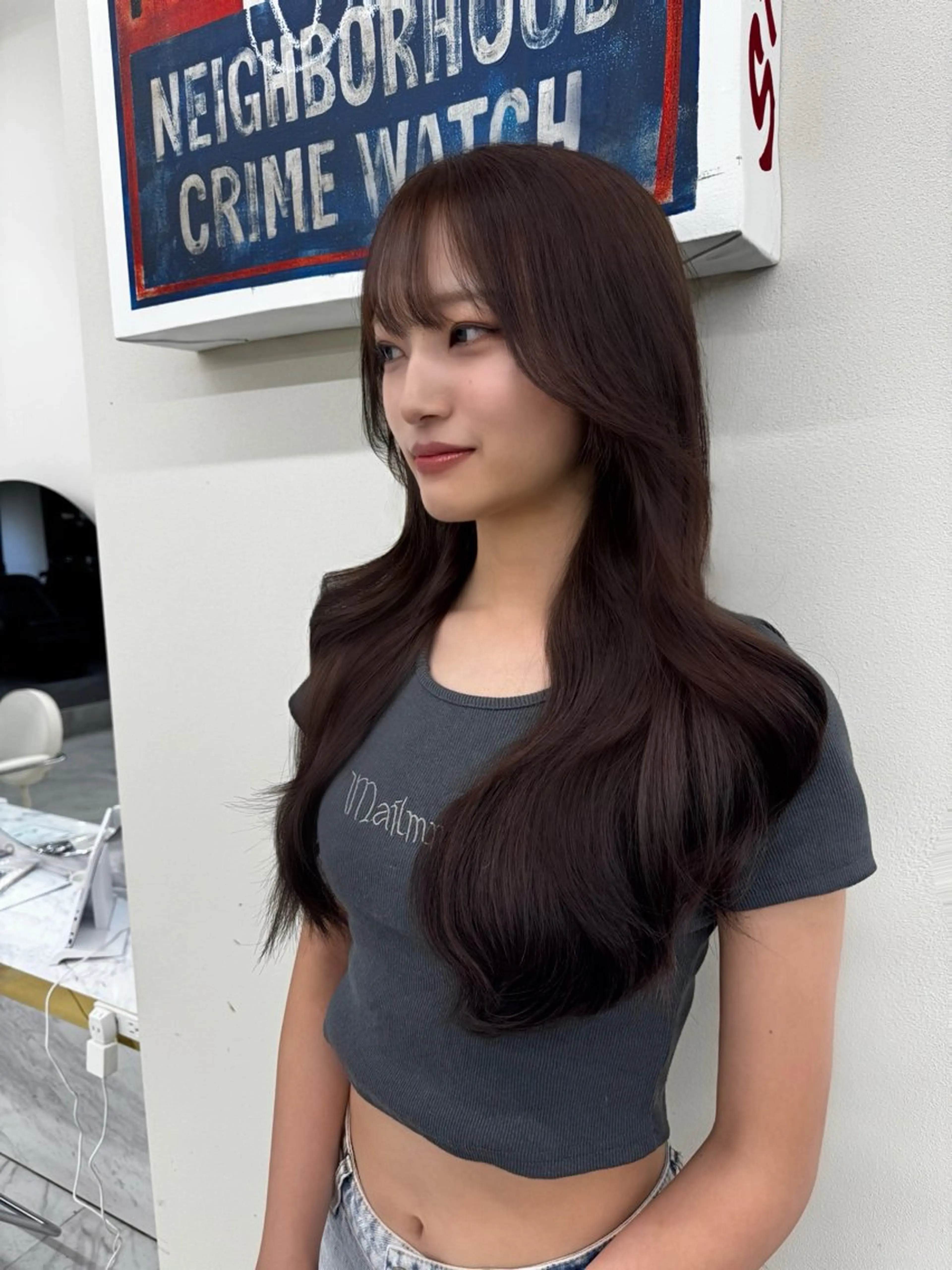 ロング カラー ブラウンカラー 透明感カラー 髪質改善🫧 カラー特化/Hinaのヘアスタイル