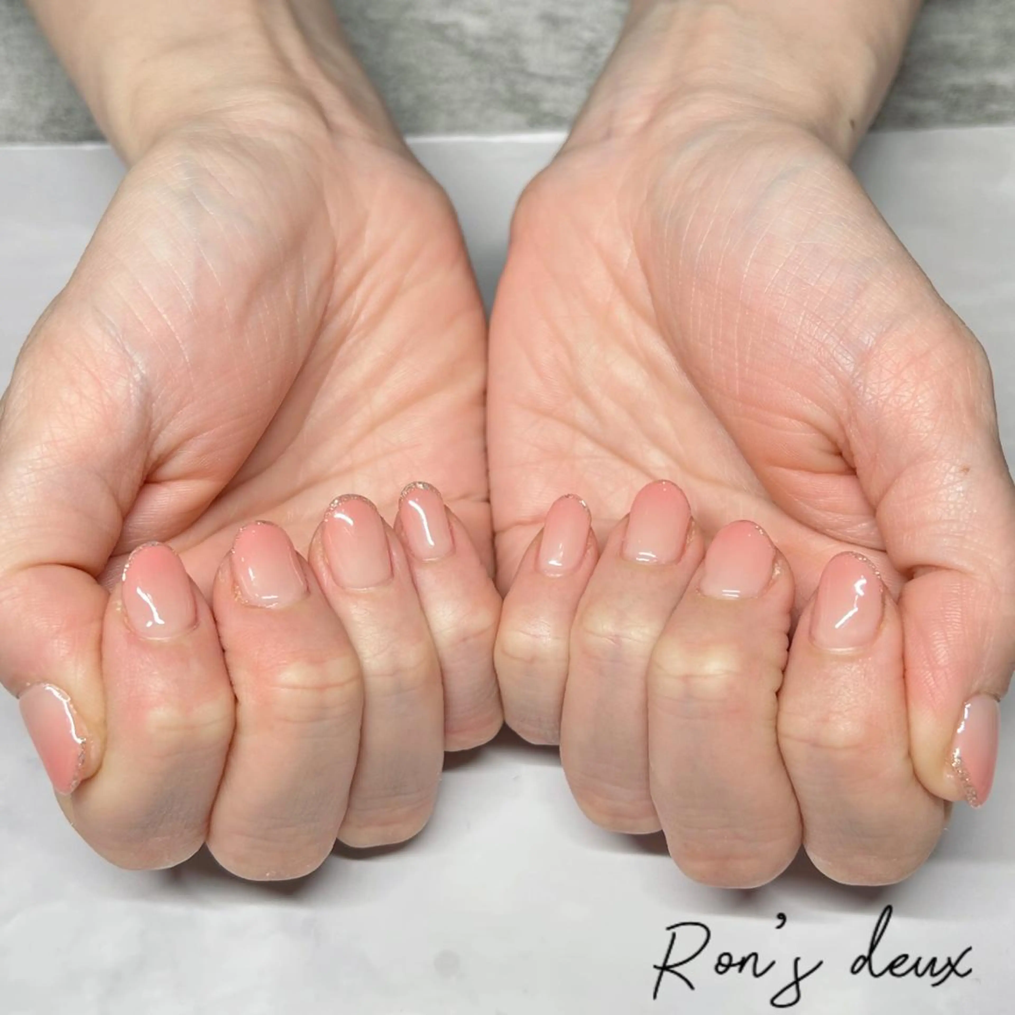 ネイル ラメ(グリッター) Ron's nail 笹岡のネイルデザイン