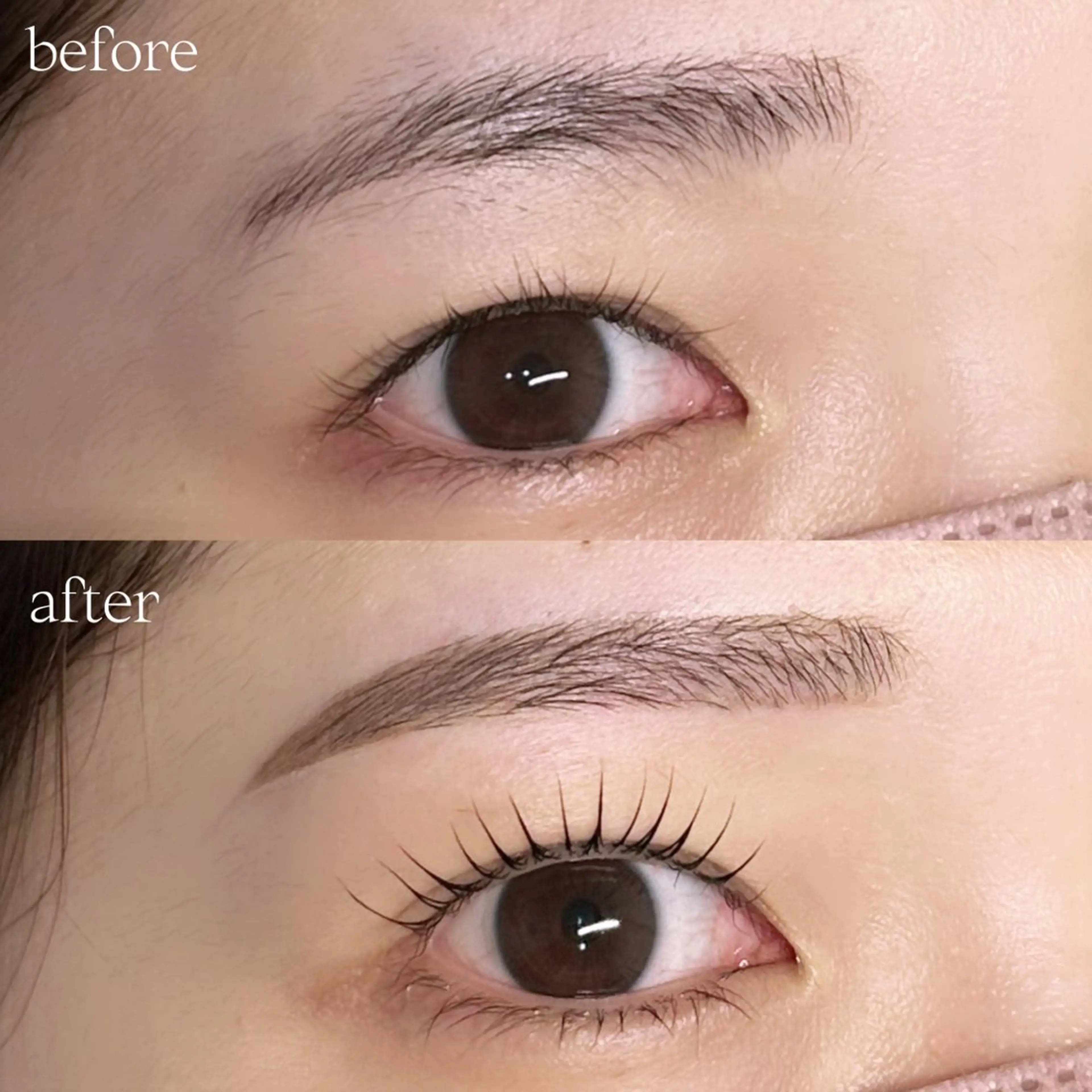 マツエク・マツパ ナチュラル パリジェンヌラッシュリフト 一重×まつ毛パーマ momo .のマツエク・マツパデザイン