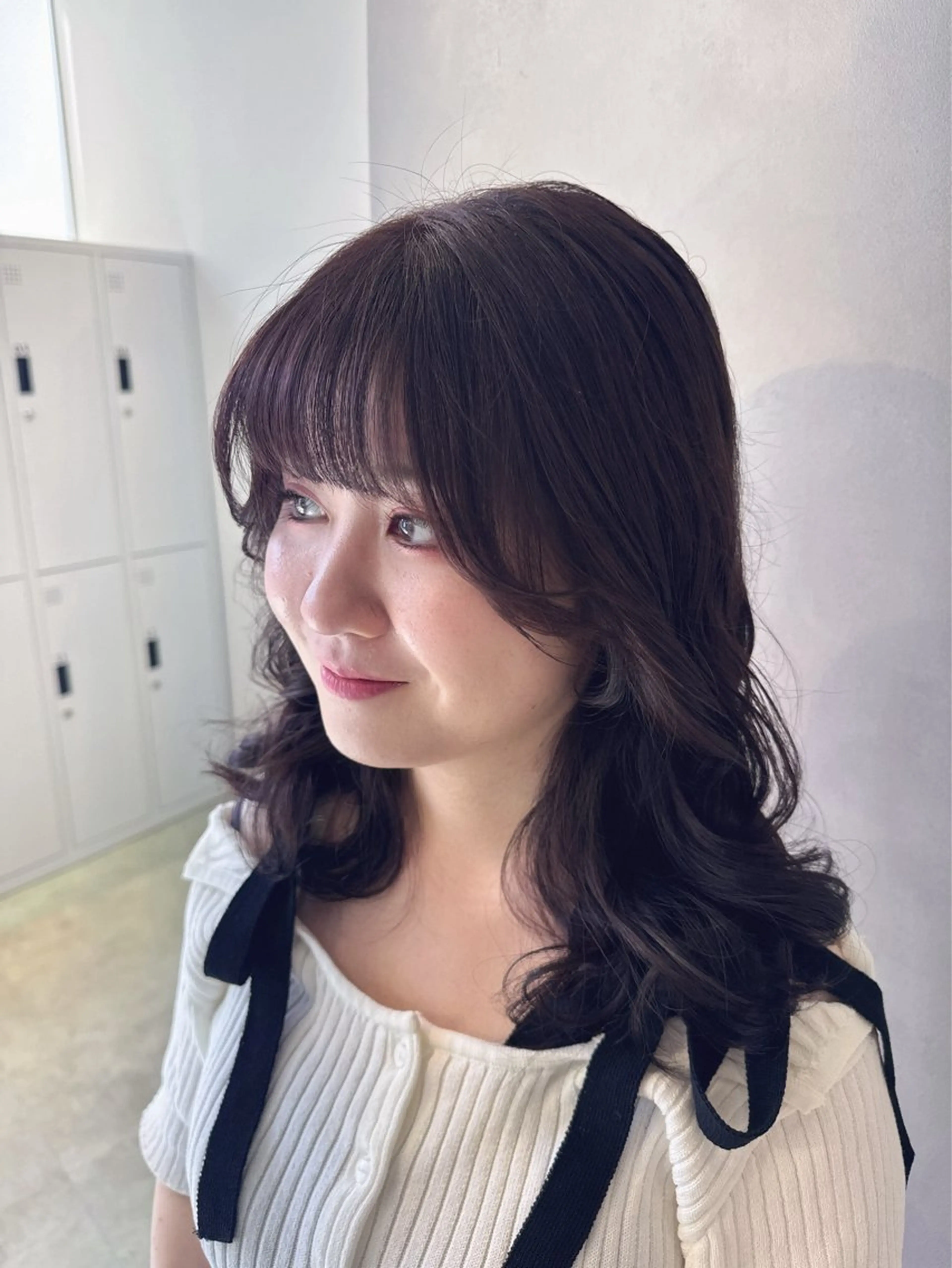 パーマ デジタルパーマ カット ヘアカラー パーマ トリートメント 透明感カラー✨艶髪 制作🌱山根あゆみのヘアスタイル