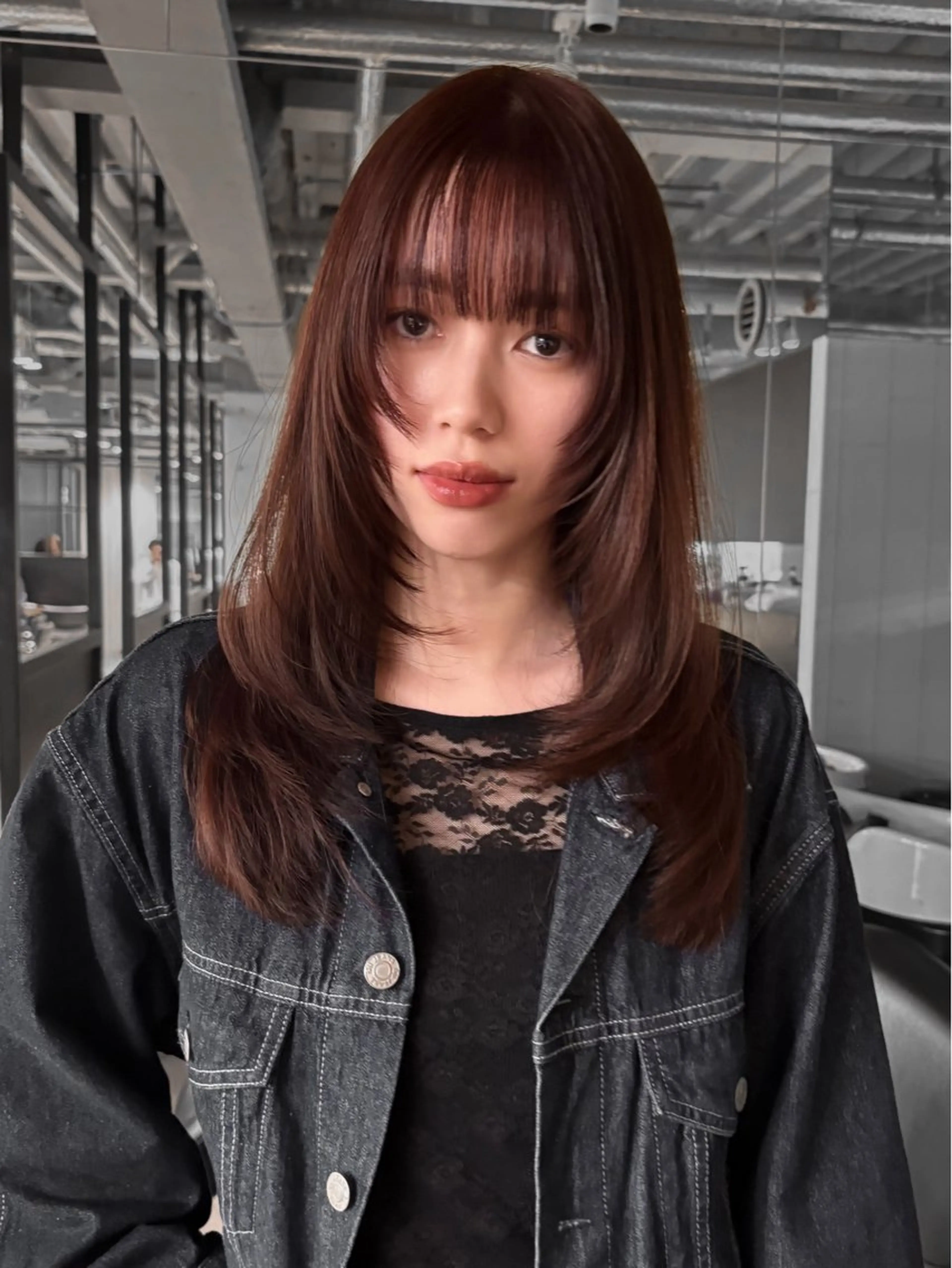 ロング ハイトーン/レイヤー 池袋/yumeのヘアスタイル