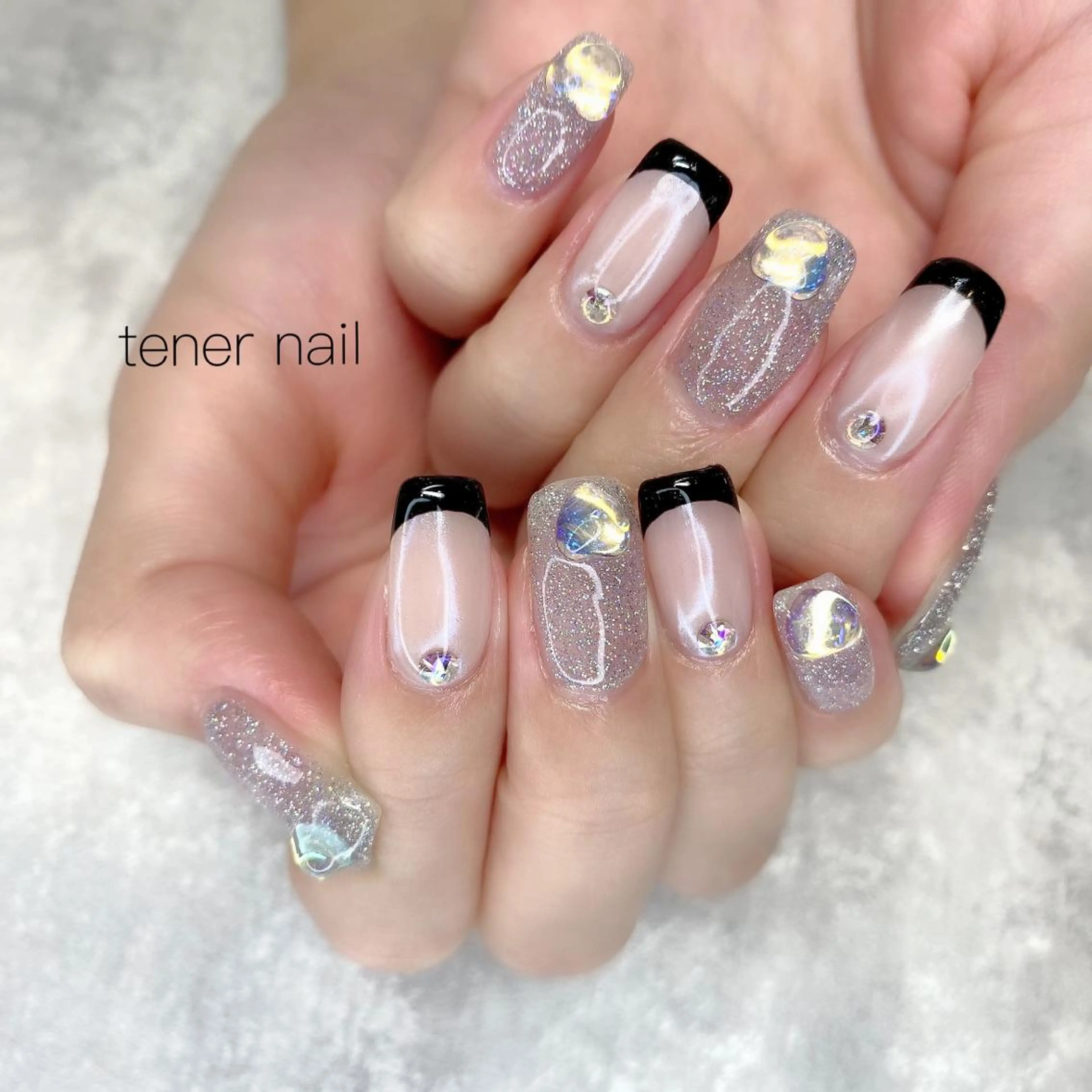 ネイル フラッシュネイル 韓国ネイル テネルネイル tener nailのネイルデザイン