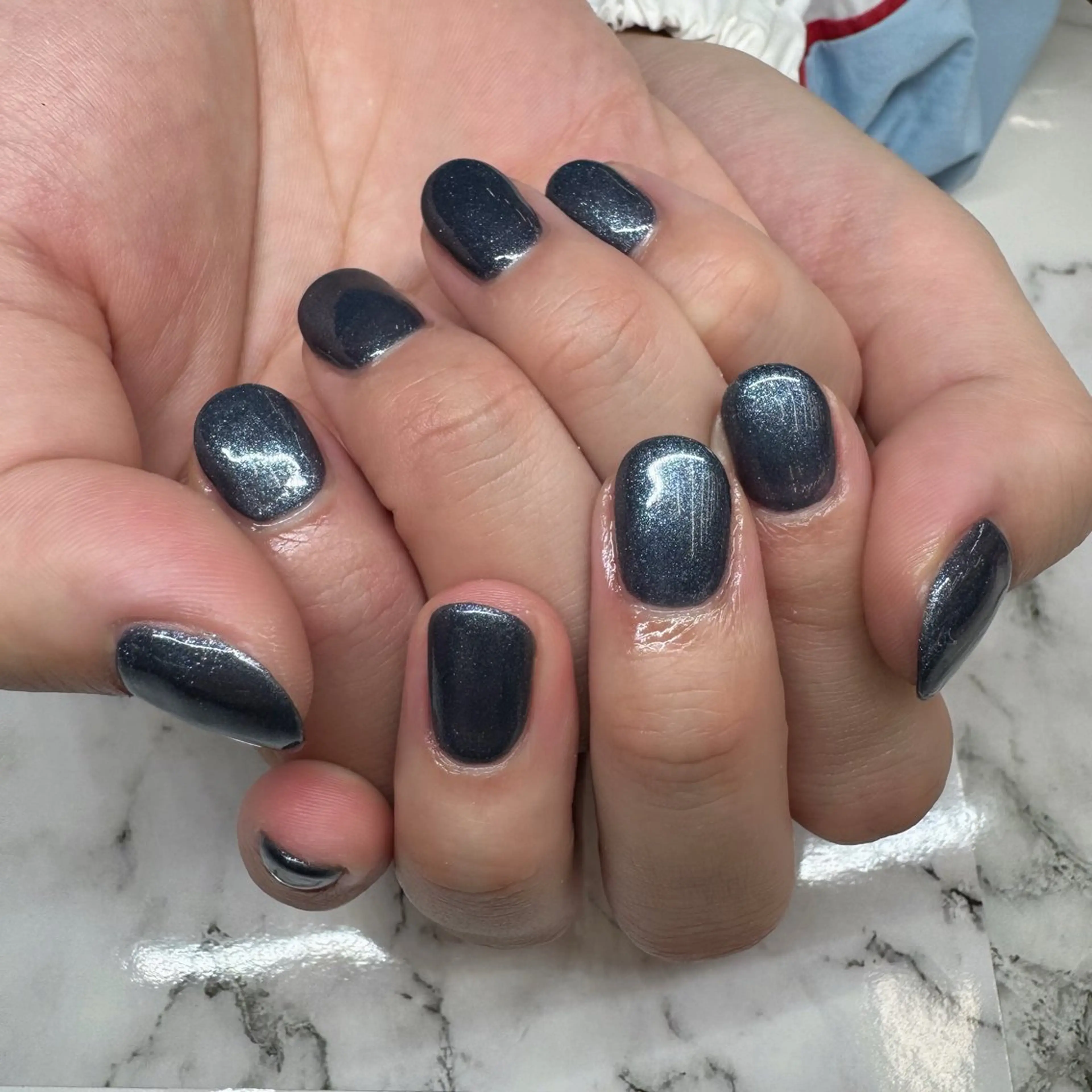 メンズ ネイル ワンカラーネイル MAXKELLY あかのネイルデザイン