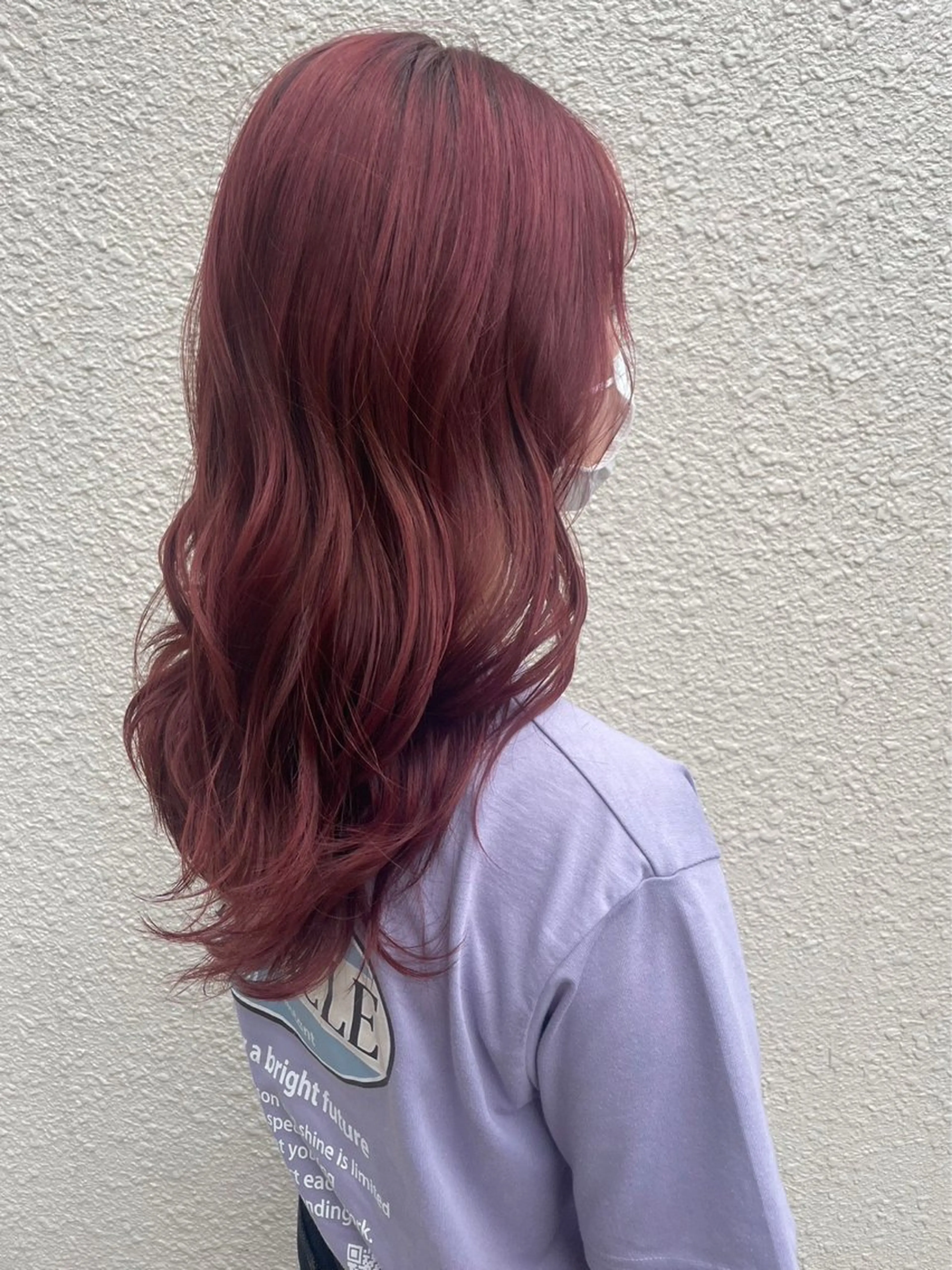 ロング カラー ラベンダーカラー ピンクカラー ピンクラベンダー カット ヘアカラー トリートメント 透明感カラー🫧 /有野ひかりのヘアスタイル