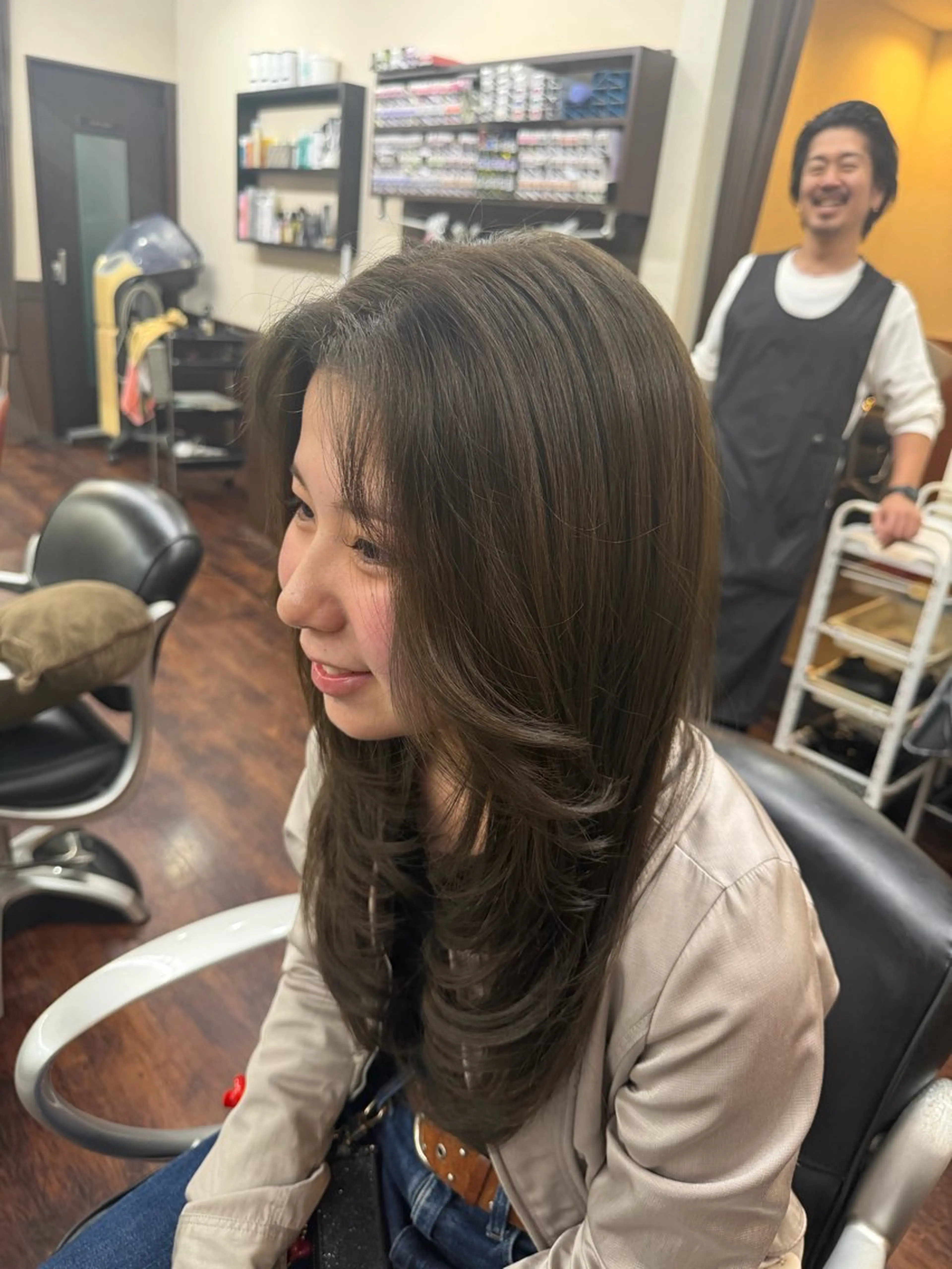 セミロング ヘアカラー 【AMAN】鈴木 晴紀のヘアスタイル