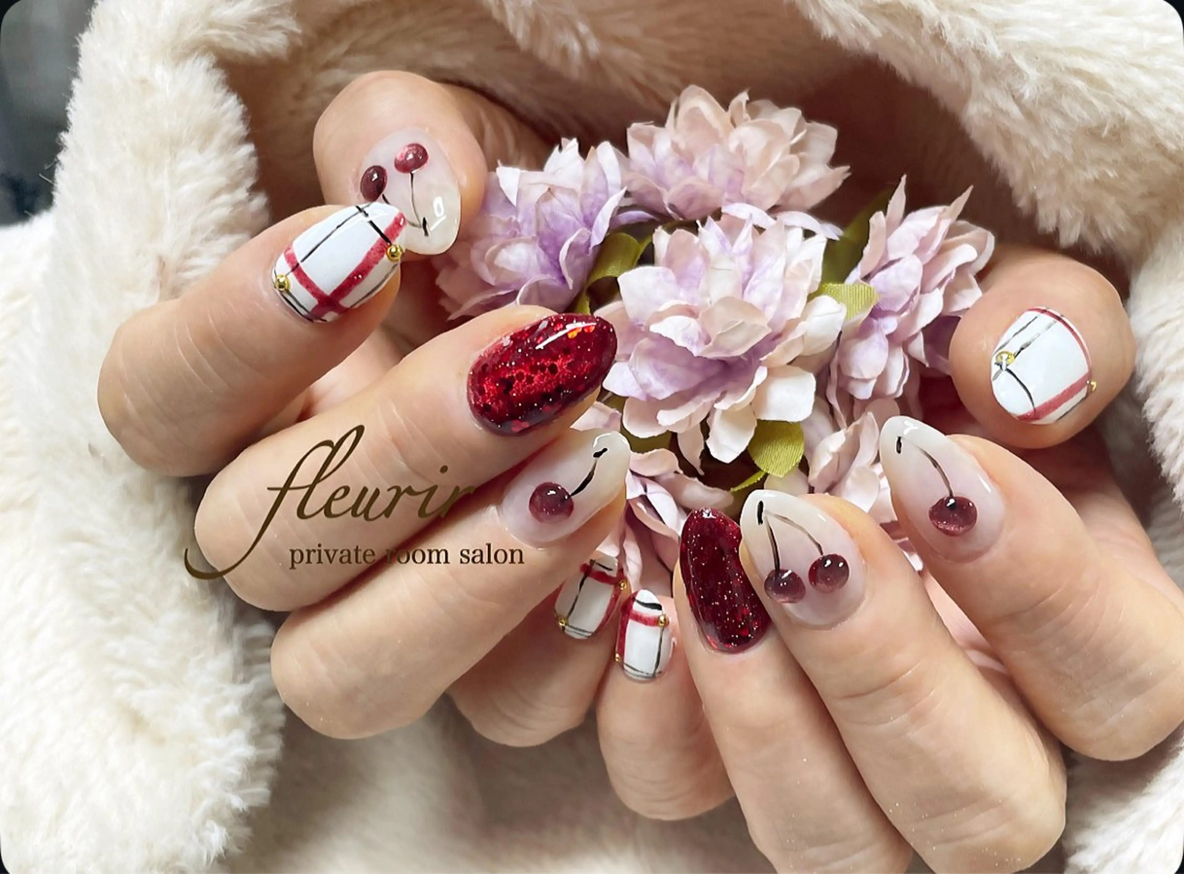 ネイル フルリール 【プライベートサロンのネイルデザイン
