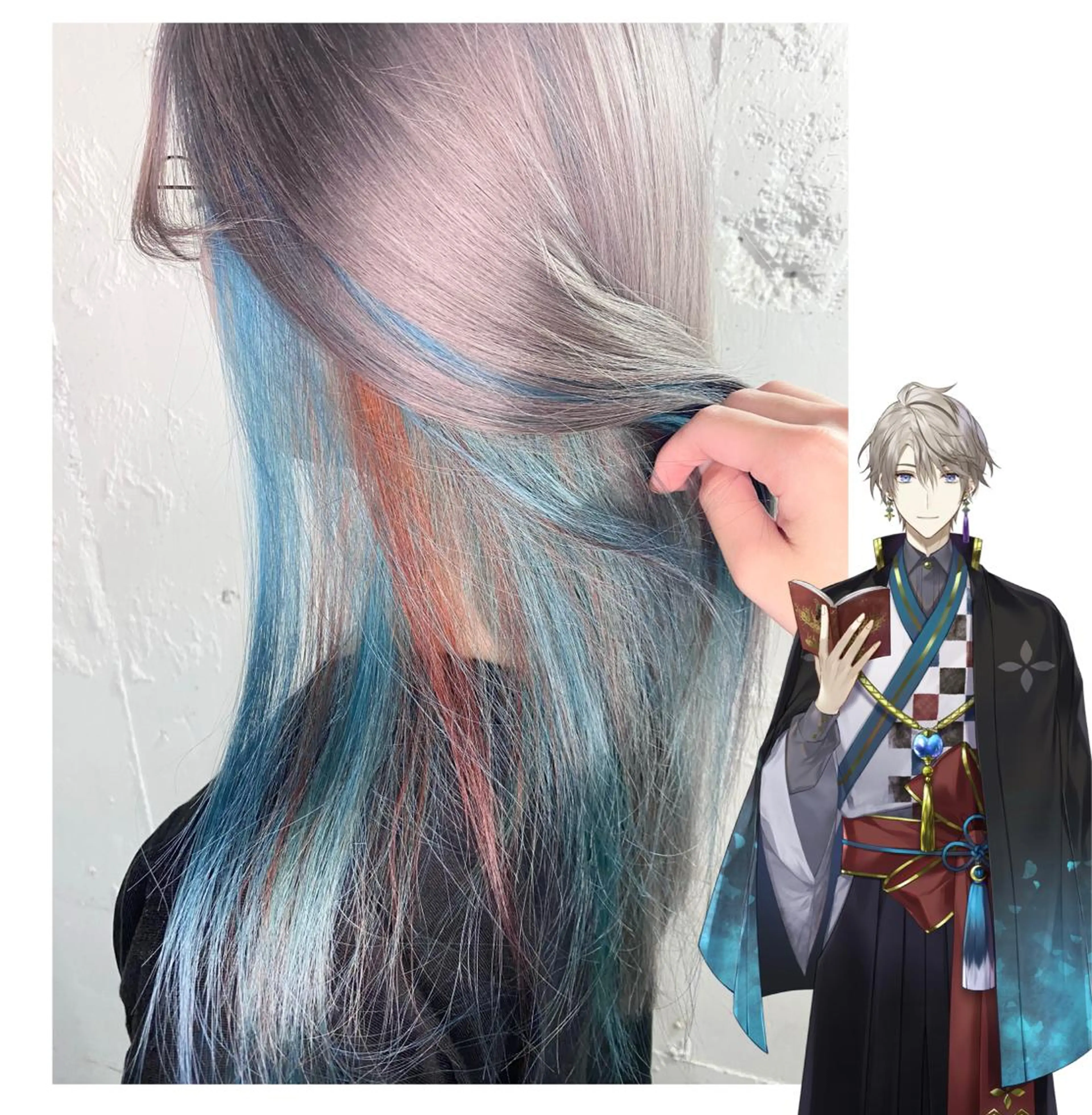 ロング カラー TSUNO🦖 派手髪/オタク美容師のヘアスタイル