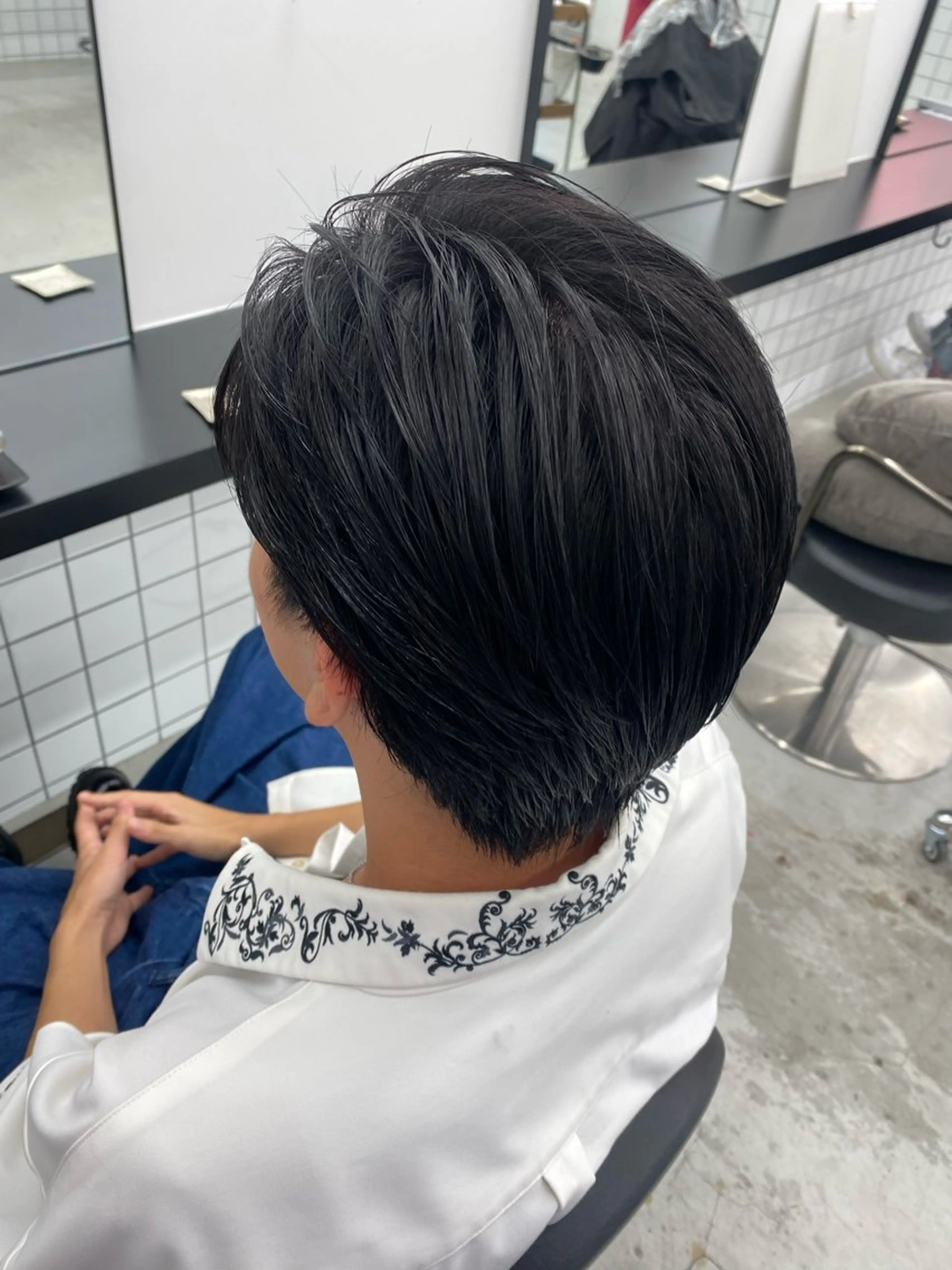 ショート メンズ 夕羽夢🍓矢場/ 透明感カラーのヘアスタイル