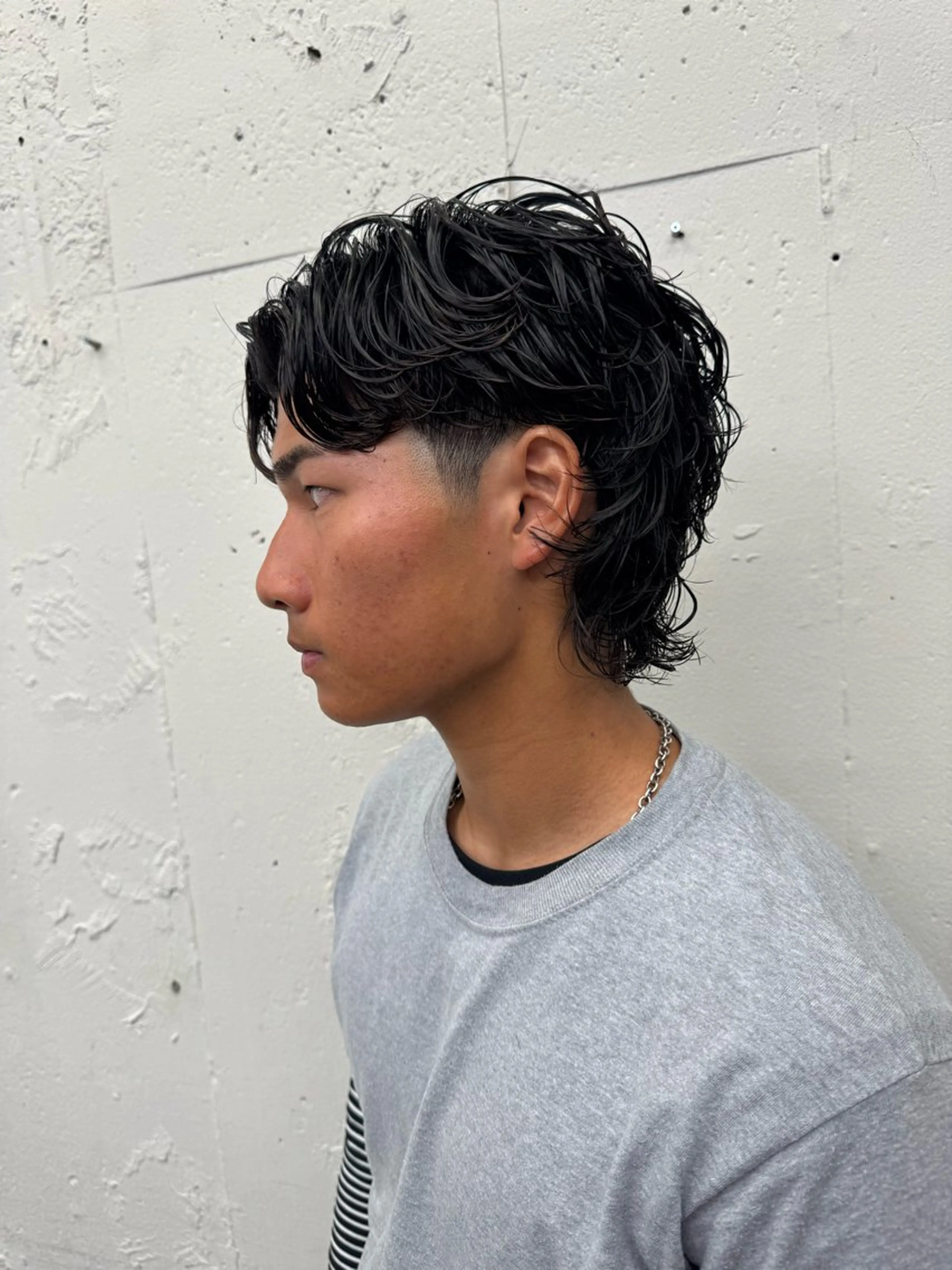 ショート パーマ メンズ メンズパーマ メンズショート マレットヘア ショートヘア カット パーマ トリートメント 💈メンズ特化💈 TASUKUのヘアスタイル