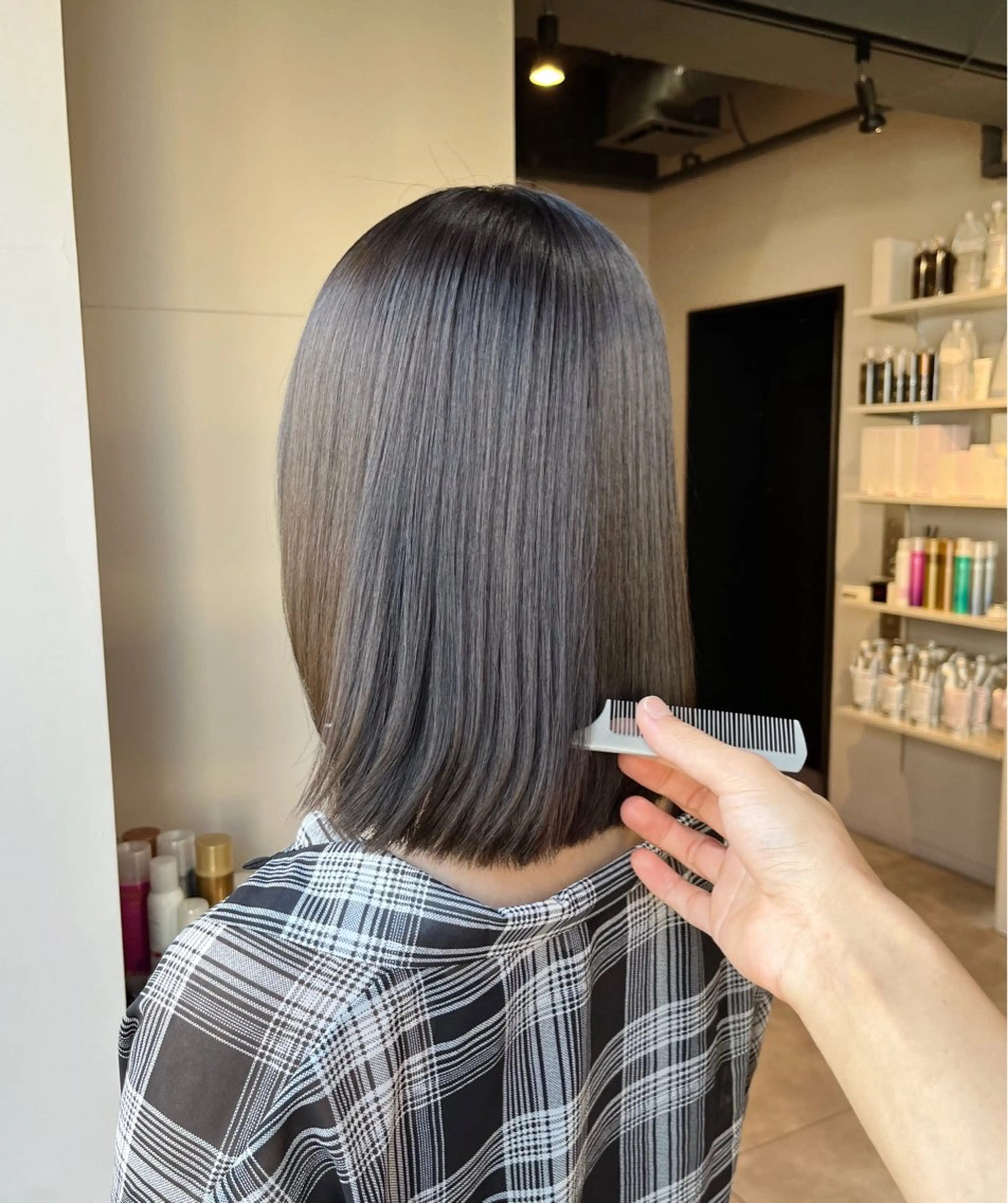 ミディアム カラー うる艶カラー/恵比寿 ベージュ/丸山陽平のヘアスタイル