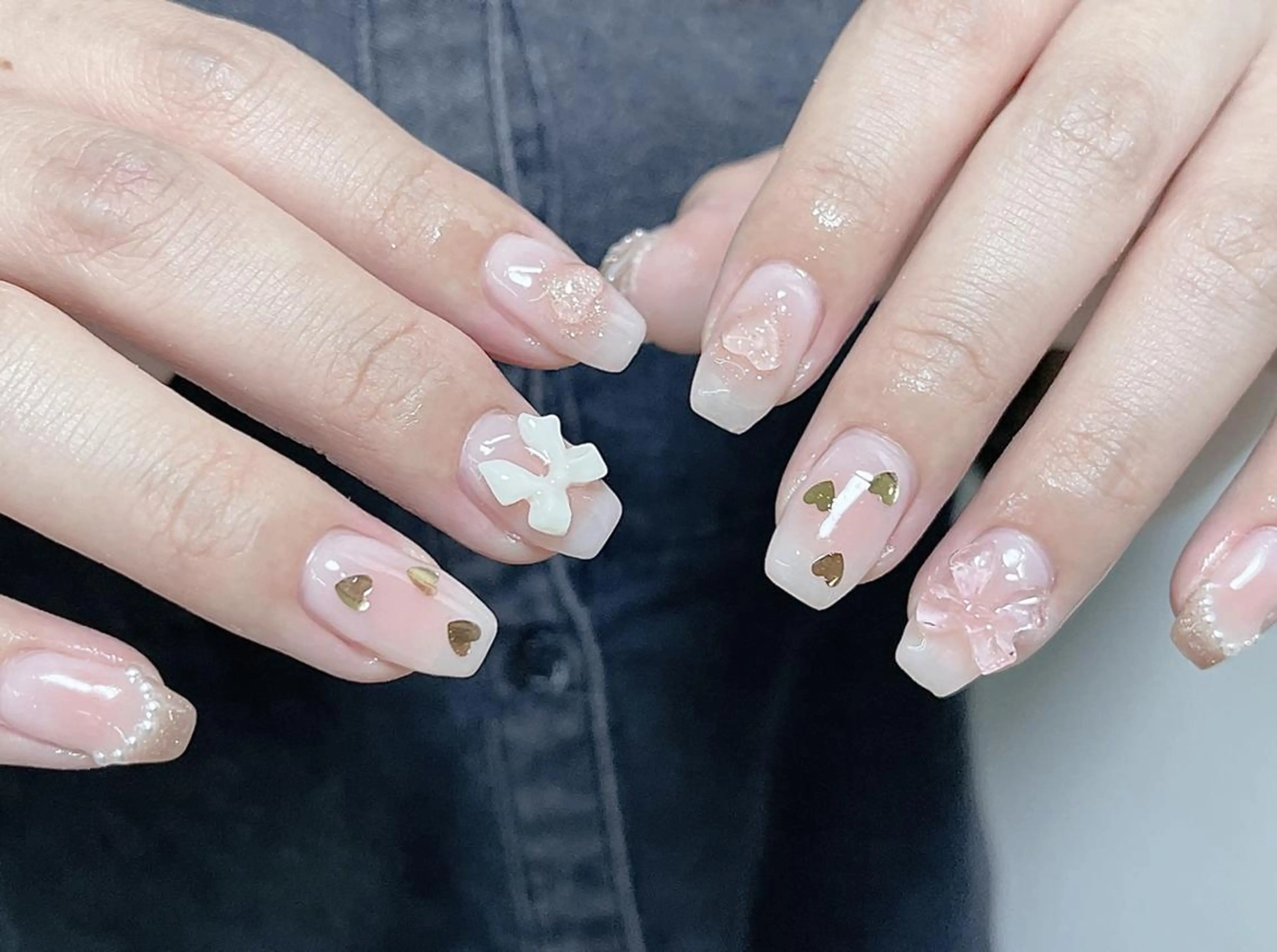 ネイル na🎀🎀na ちゅるちゅるのネイルデザイン