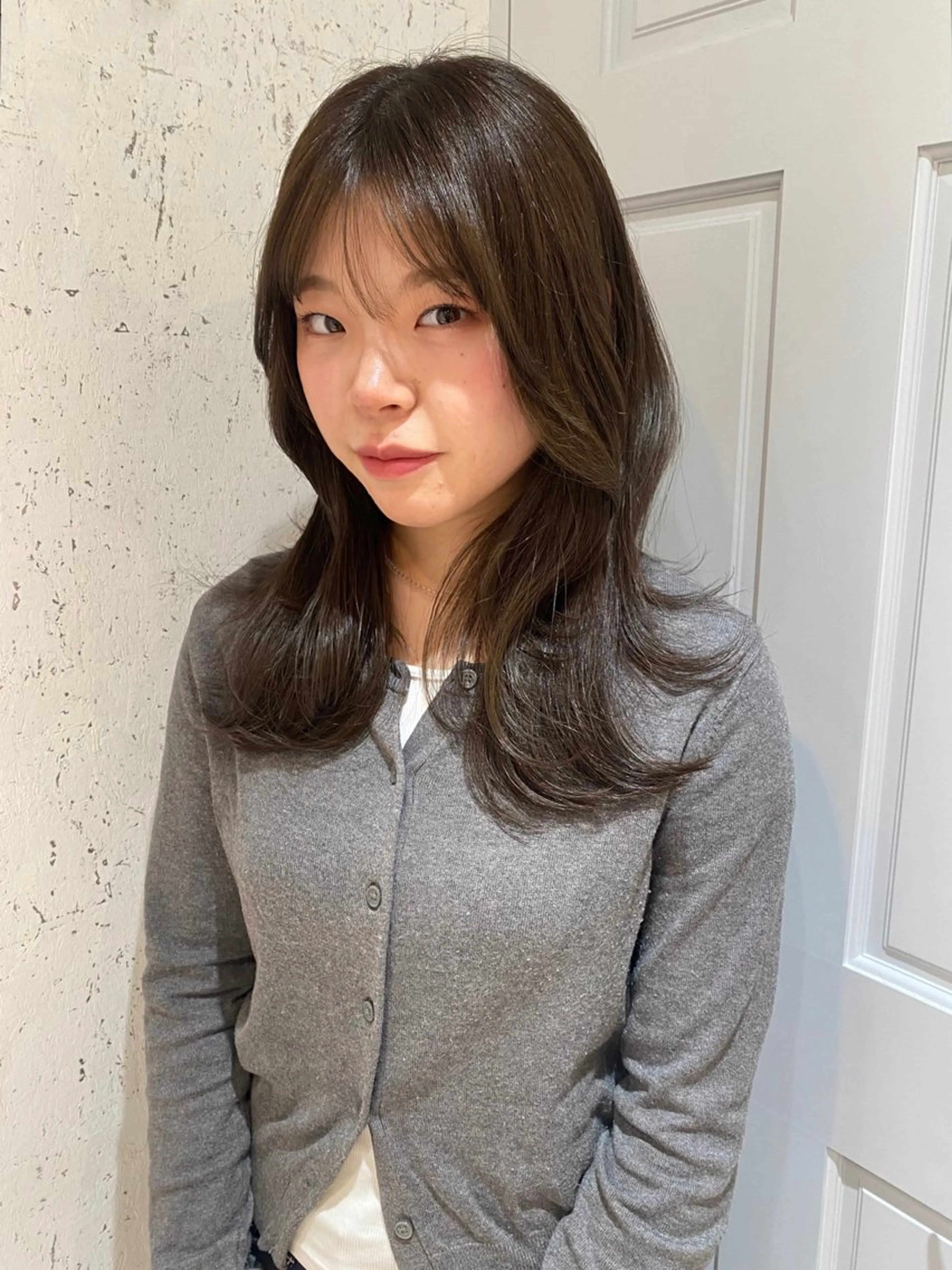 セミロング カラー カット ヘアカラー 縮毛矯正 トリートメント mai / linoah˚✧のヘアスタイル