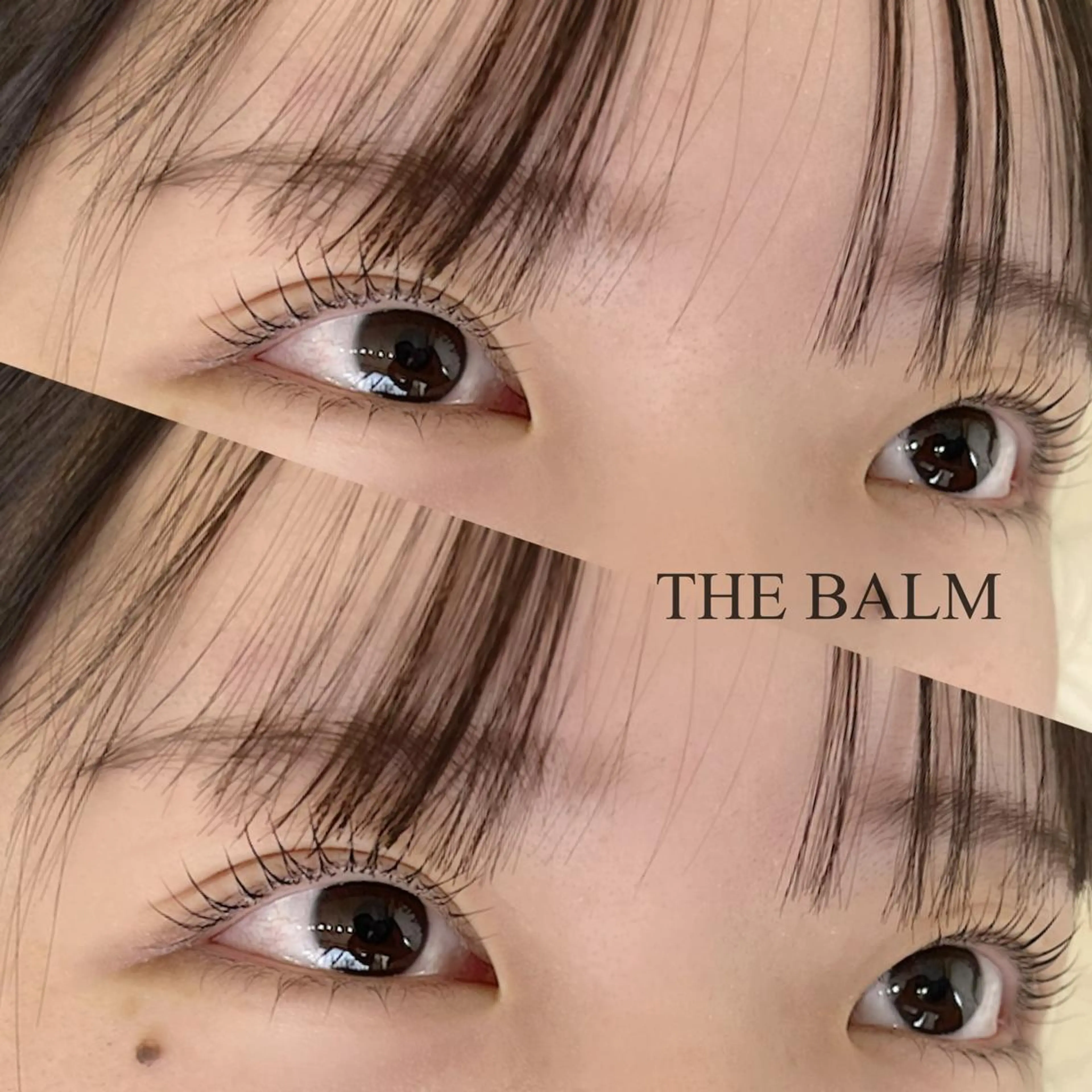 マツエク・マツパ 束感まつ毛 一重×まつ毛パーマ THE BALM🤎 沖田のマツエク・マツパデザイン