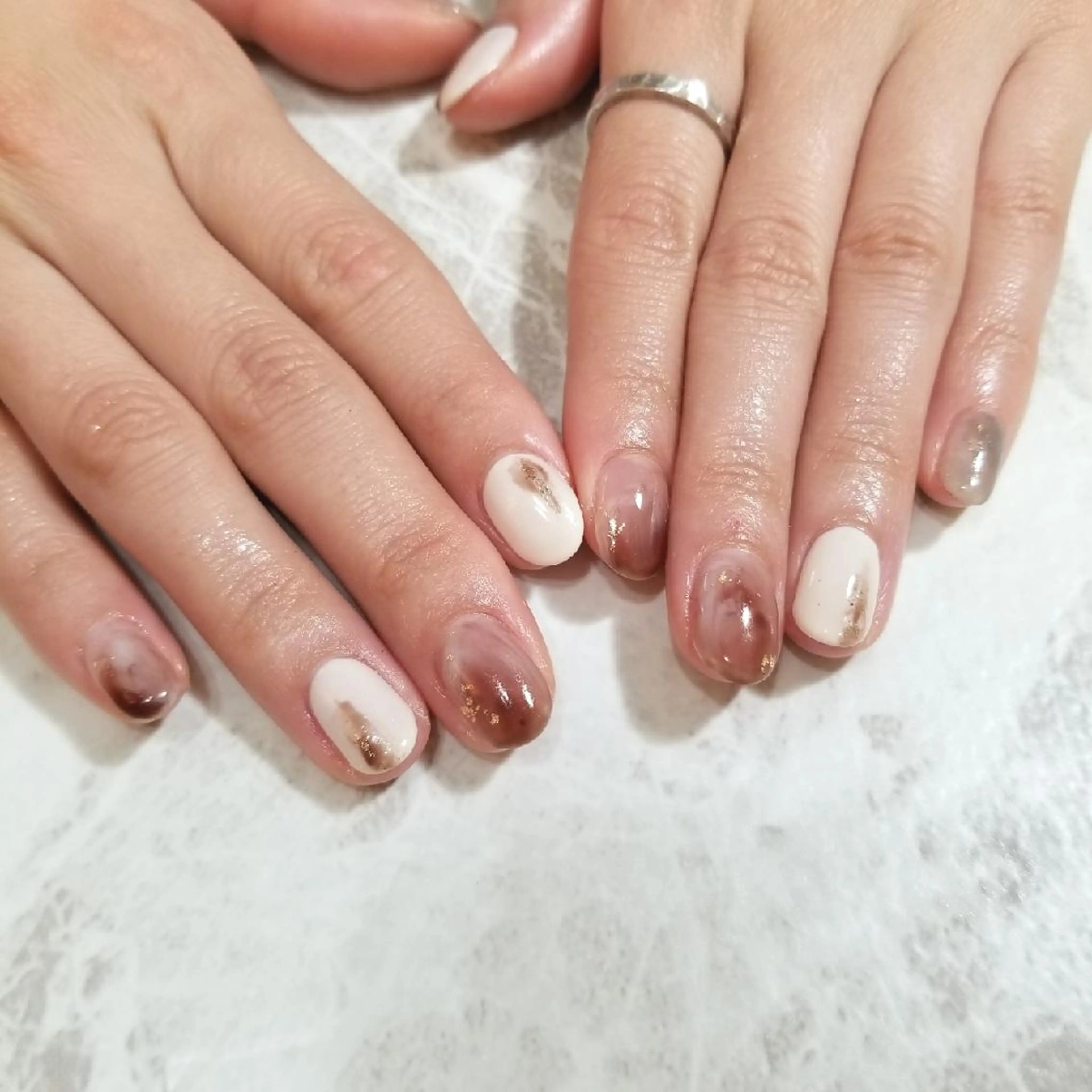 ネイル ハンドネイル nijiiro🌈 サトウのネイルデザイン