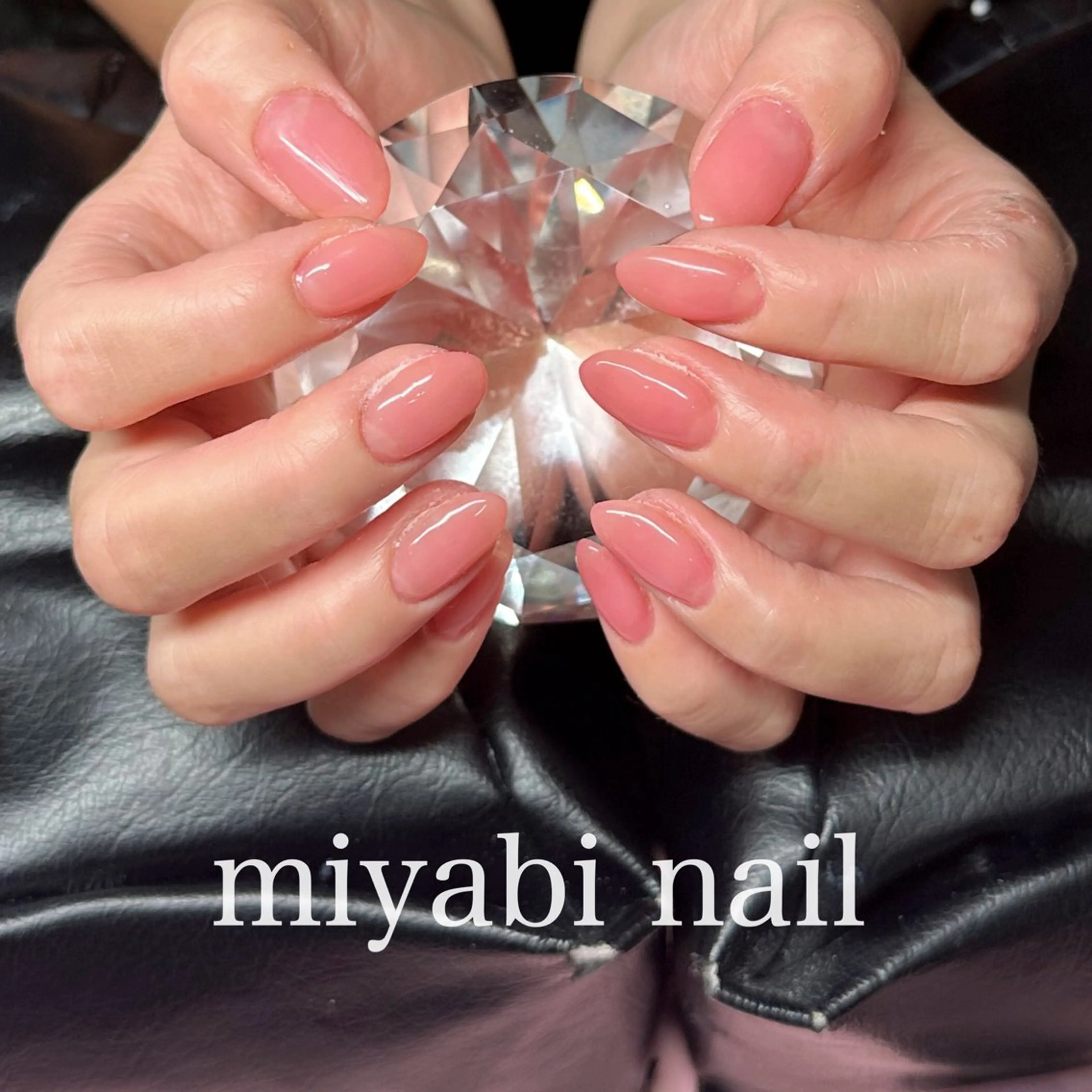 ネイル ジェルネイル 持ち込み オフィスネイル 夏ネイル ハンドネイル miyabi nail 桂川駅近くのネイルデザイン