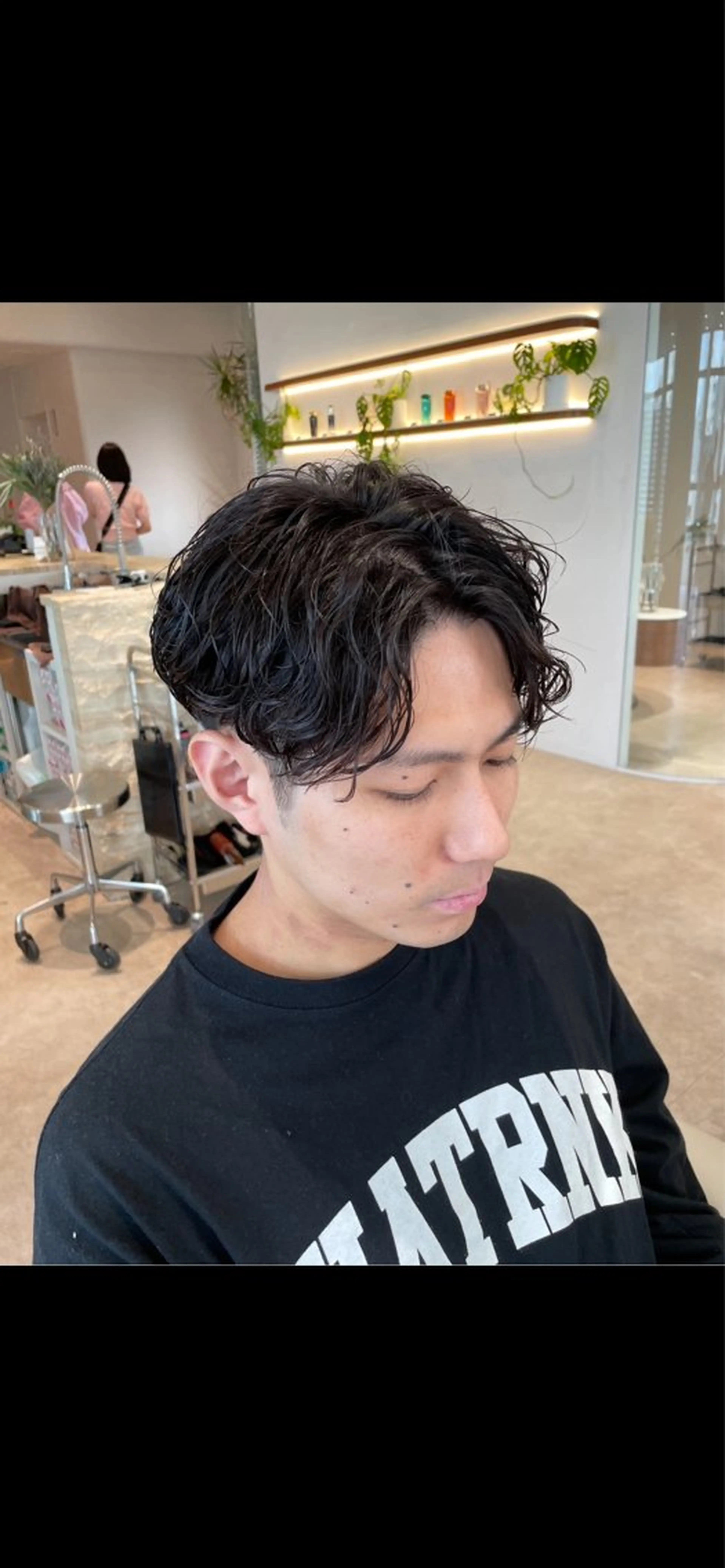 メンズ メンズパーマ 波巻きパーマ 田中航平/渋谷ボブ/ レイヤーボブのヘアスタイル