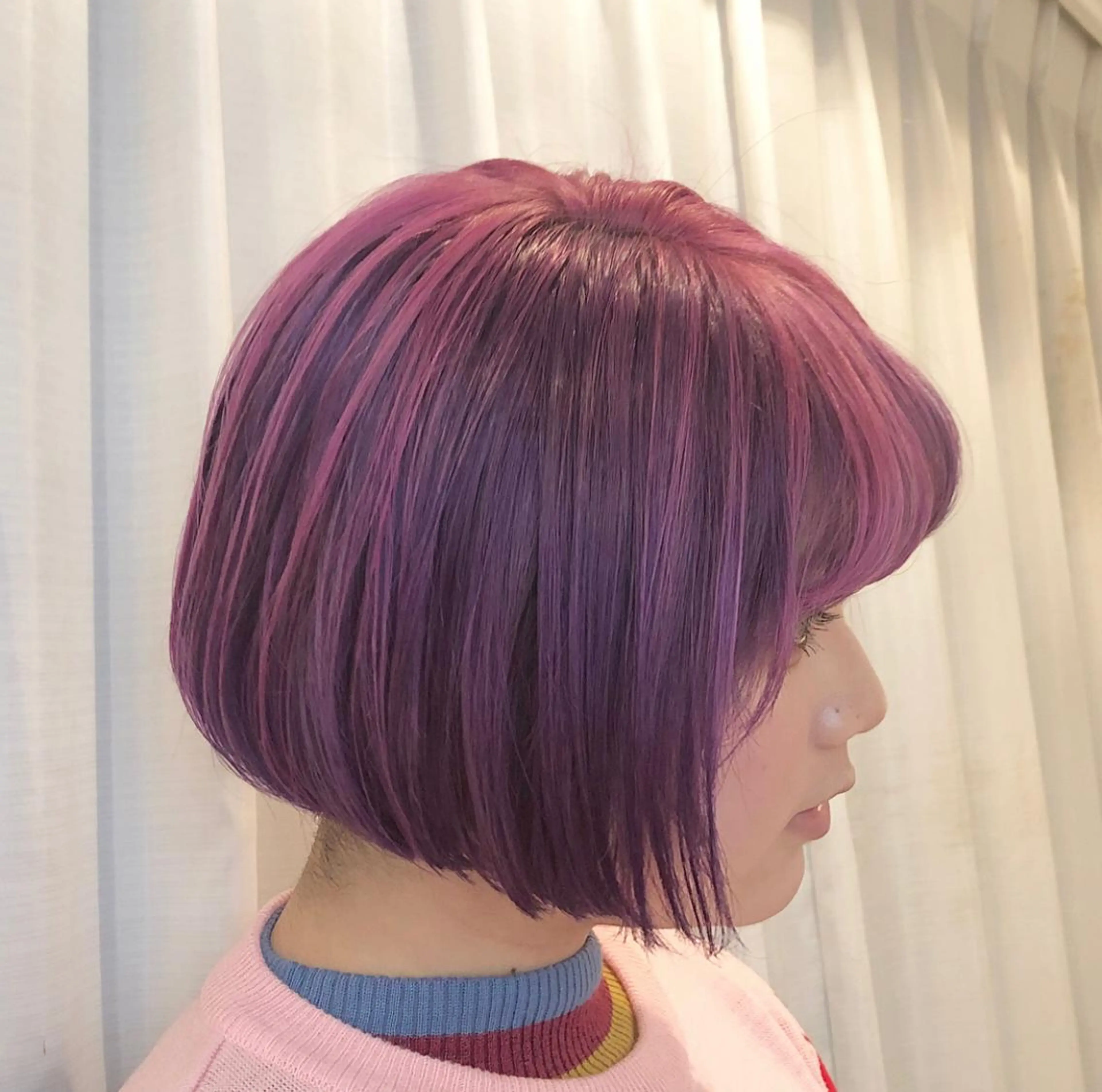 ショート カラー ヘアアレンジ Flamme Annaのヘアスタイル
