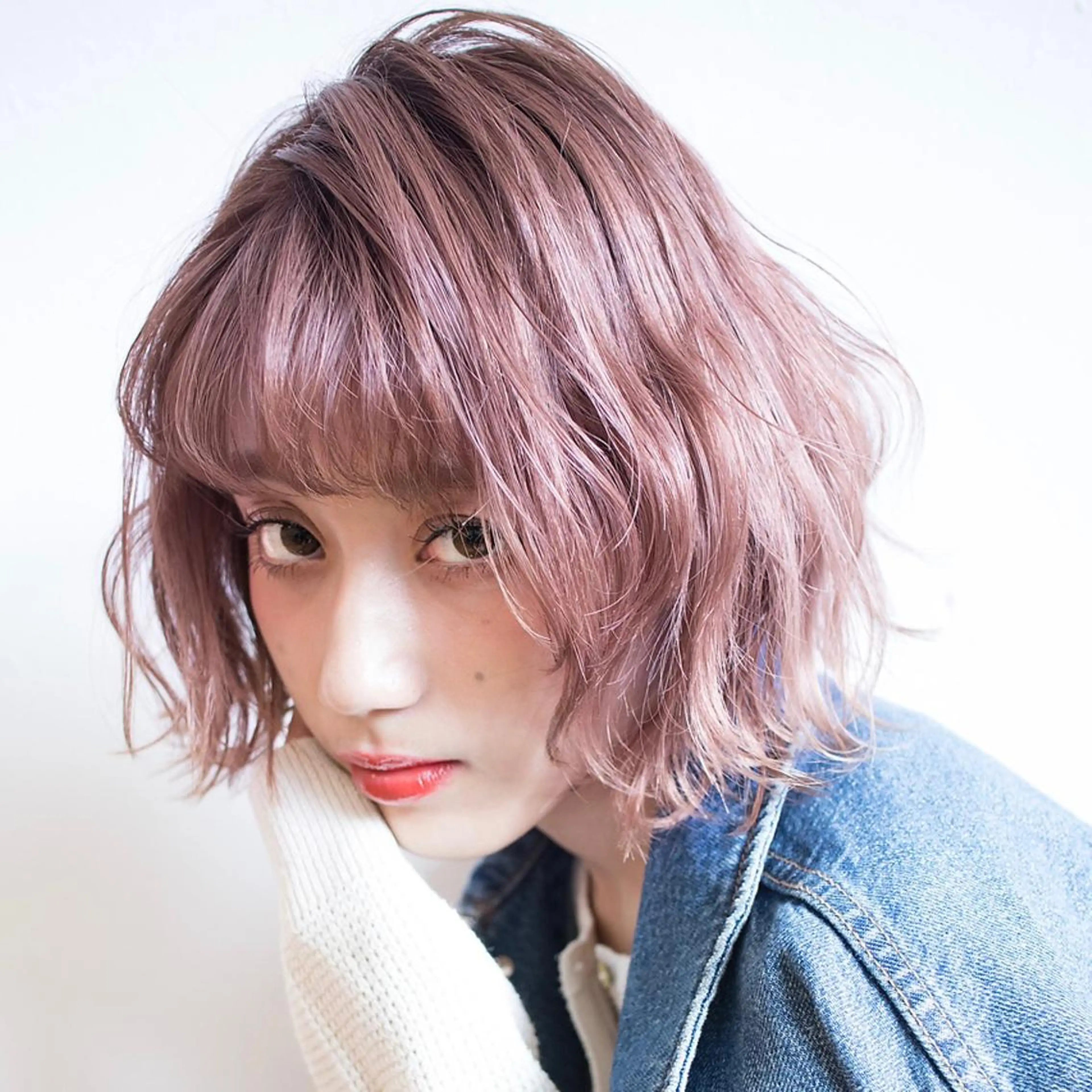 ミディアム カラー パーマ ヘアアレンジ 🫧縮毛矯正/髪質 改善🫧熊野未来のヘアスタイル