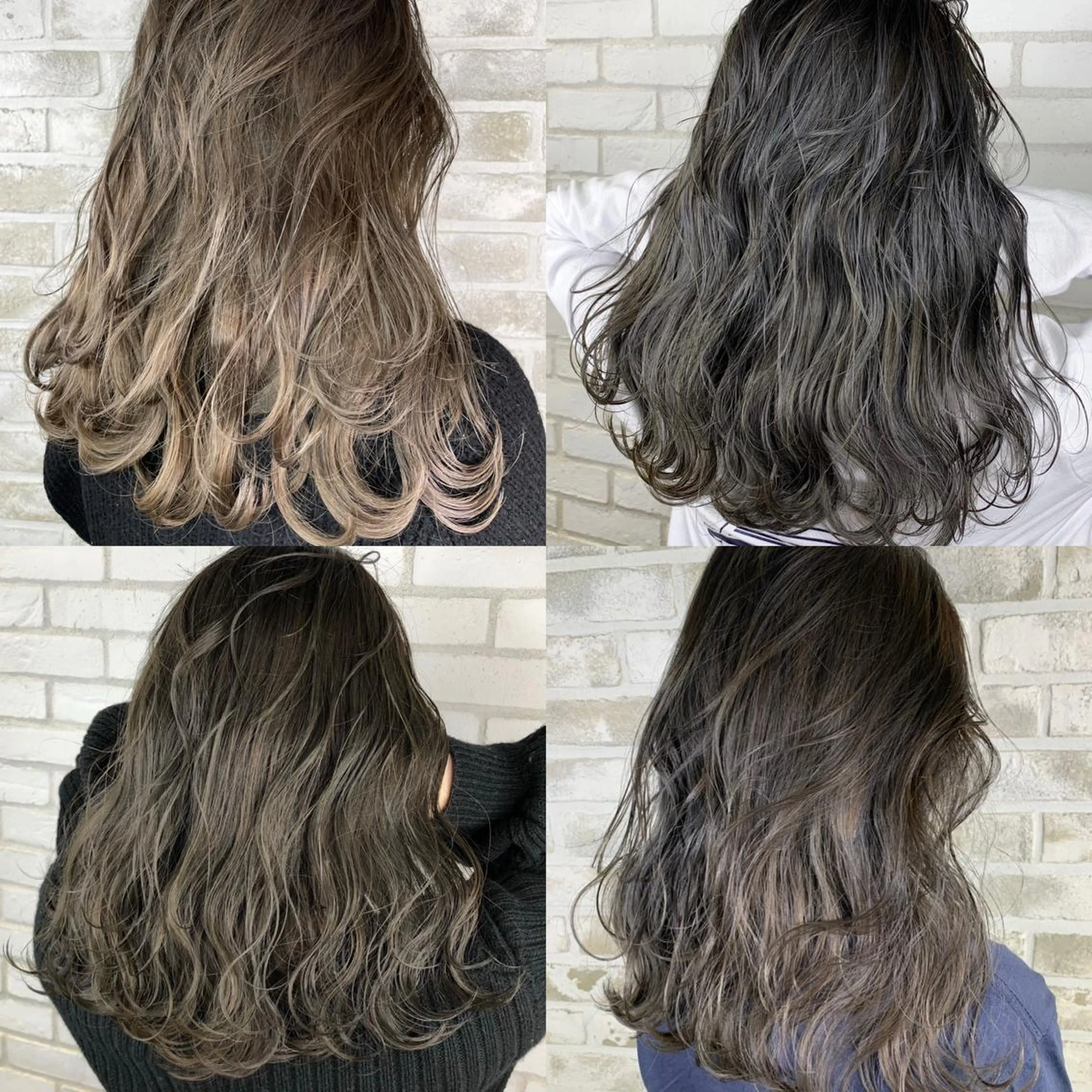 ロング カラー バレイヤージュ レイヤーカット takumi Hのヘアスタイル