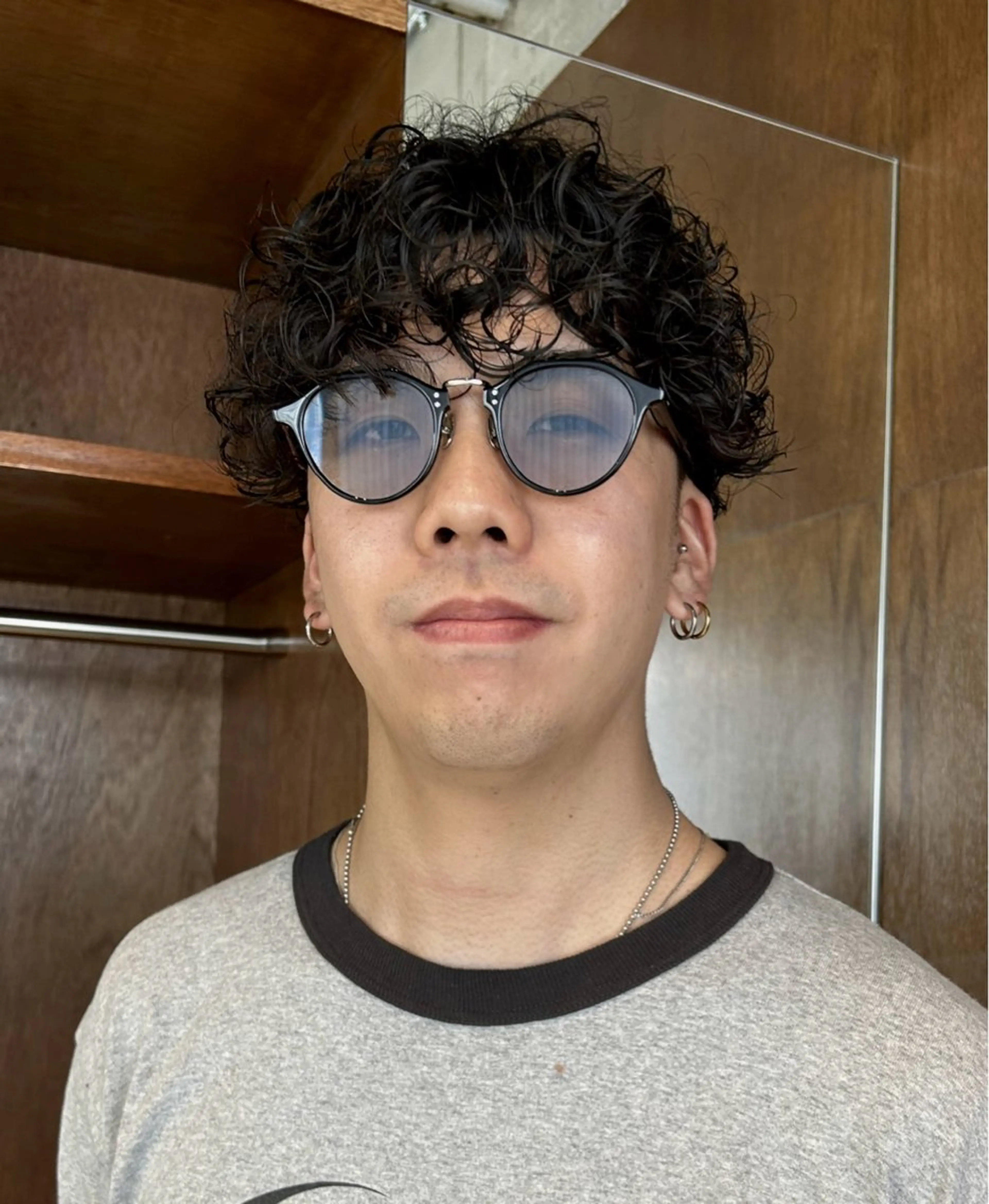 パーマ メンズ カット パーマ 柔らかいオリーブ🍃 カラーNatsumiのヘアスタイル