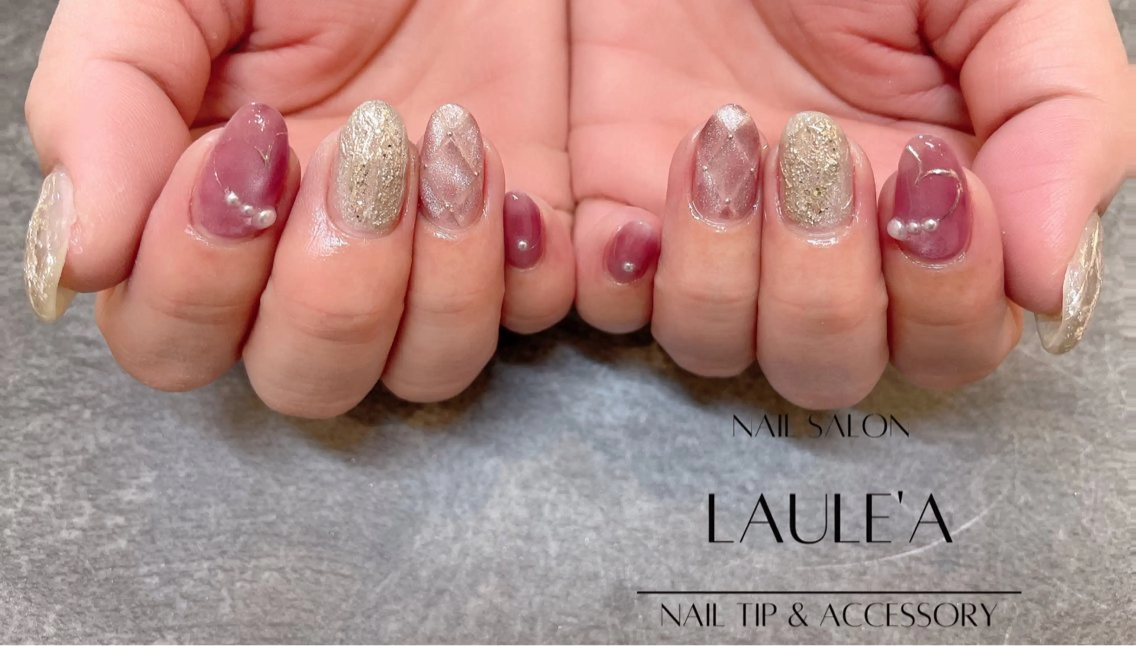 ネイル ハンドネイル nailsalon Laule'aのネイルデザイン