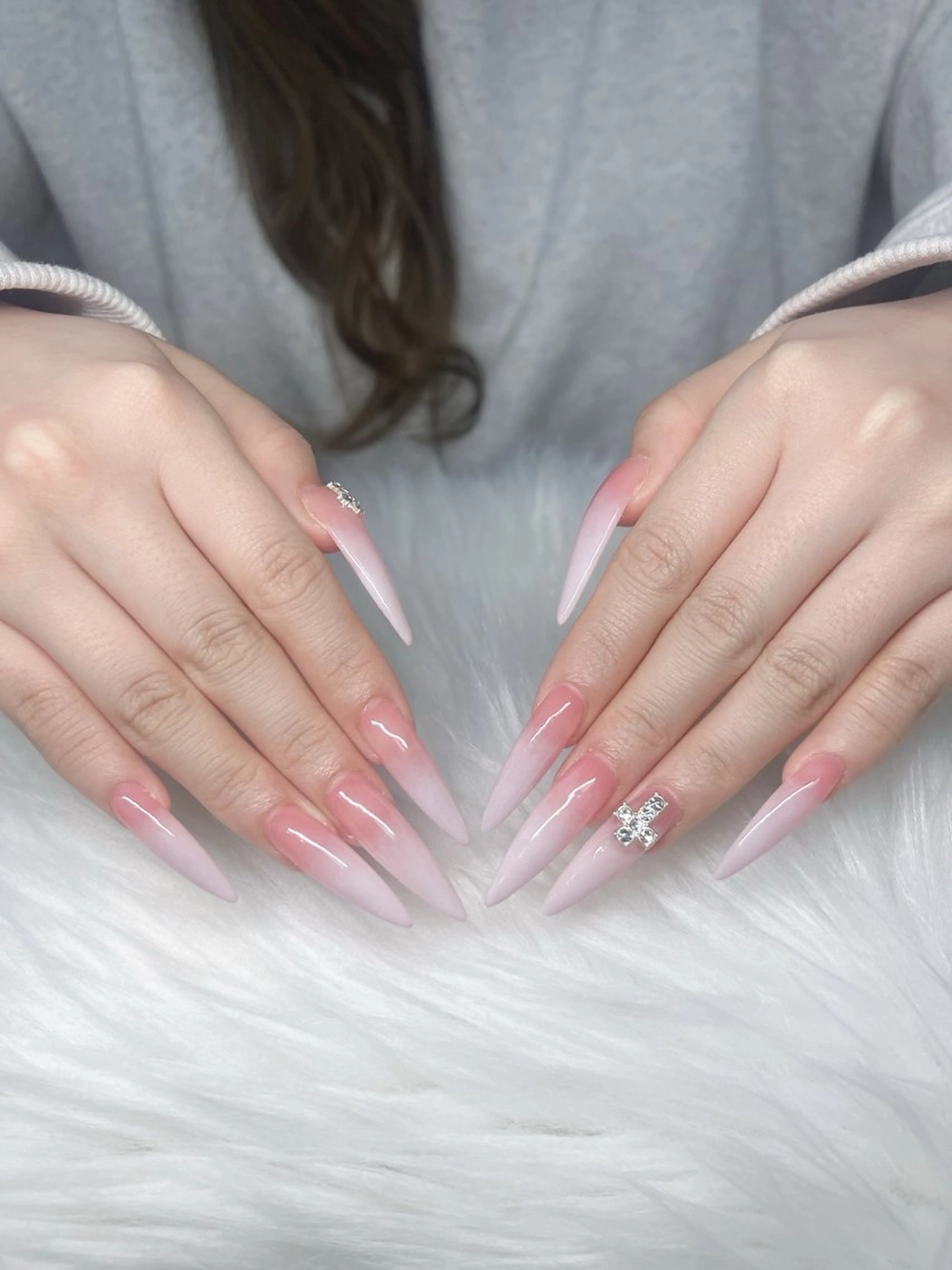 ネイル ハンドネイル Lee Nails チップ長さだし専門店のネイルデザイン