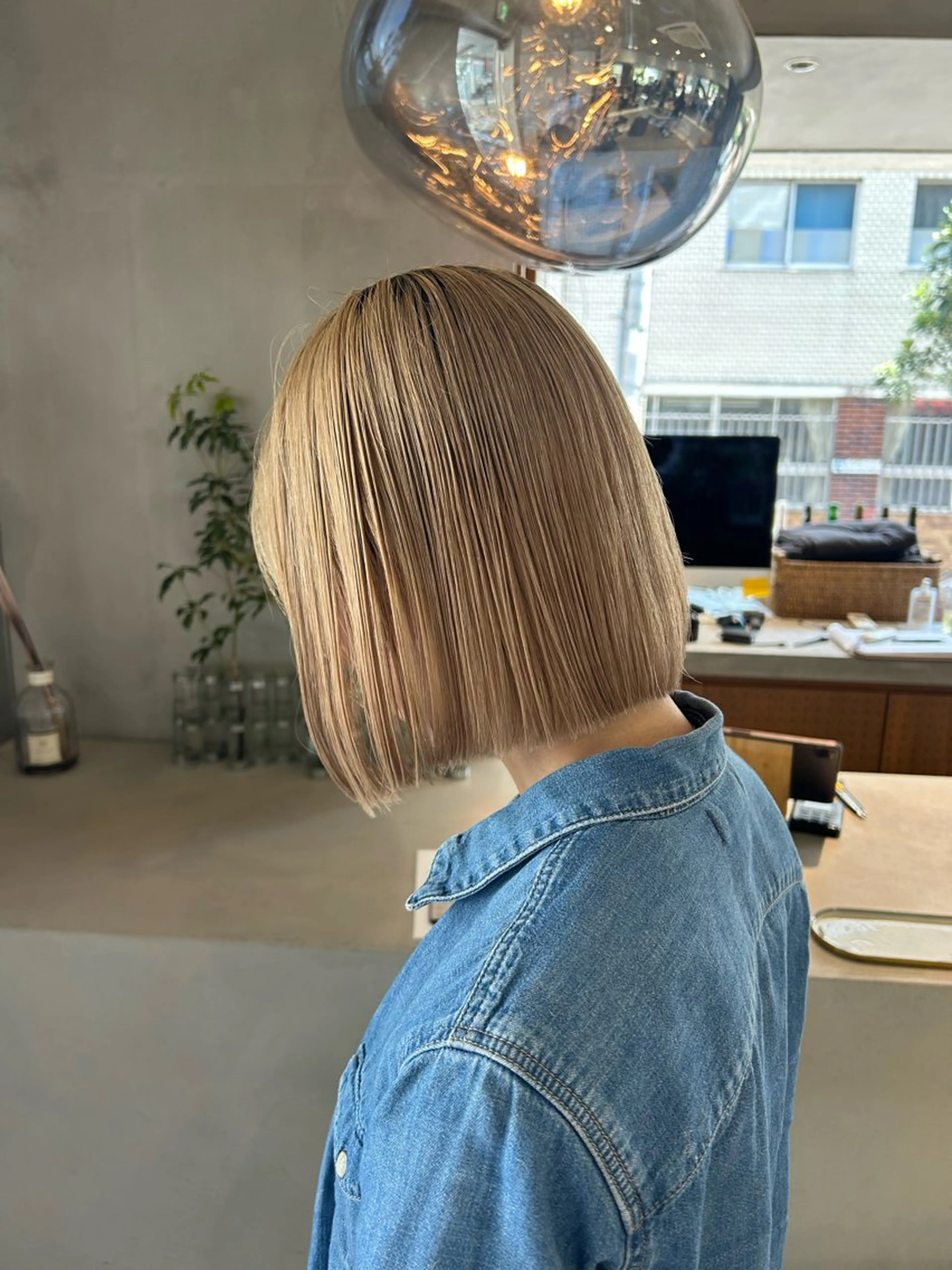 ミディアム ・ nanokaのヘアスタイル