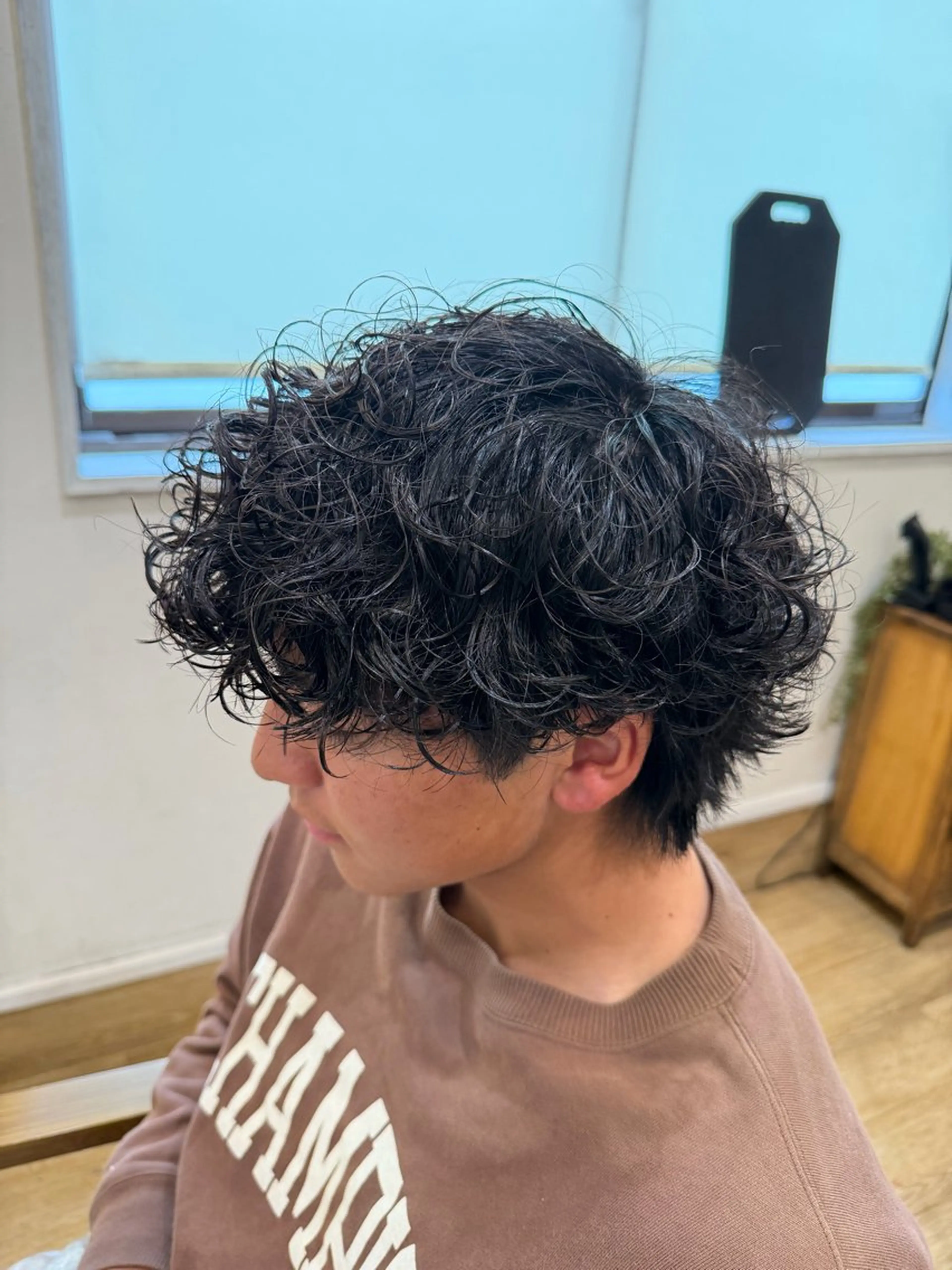 メンズ スペインカール カット パーマ メンズ指名多数 ✂︎松本明日翔のヘアスタイル